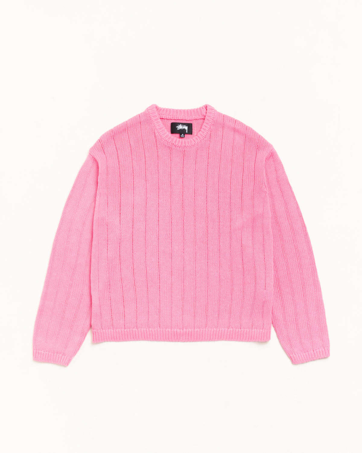 Buana Logo Sweater – Pink | Tops & Knits | Stüssy