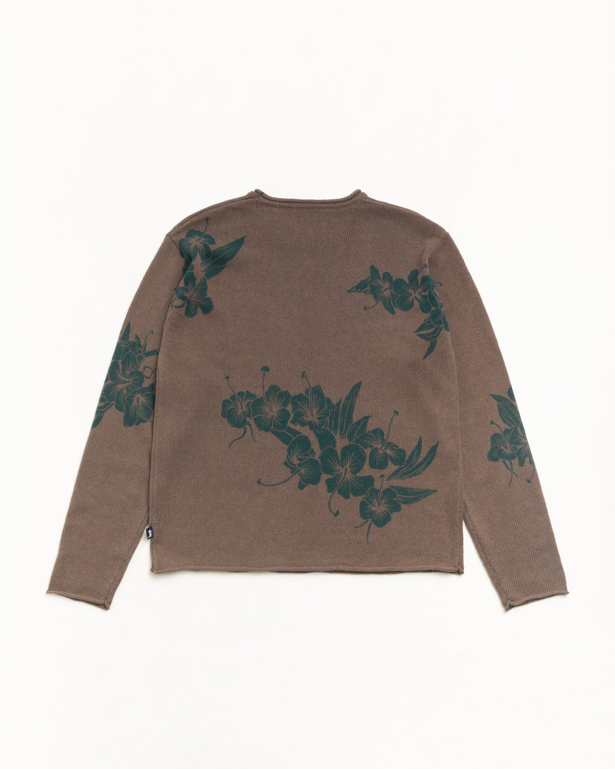 Floral Roll Neck Sweater – Brown | Tops & Knits | Stüssy