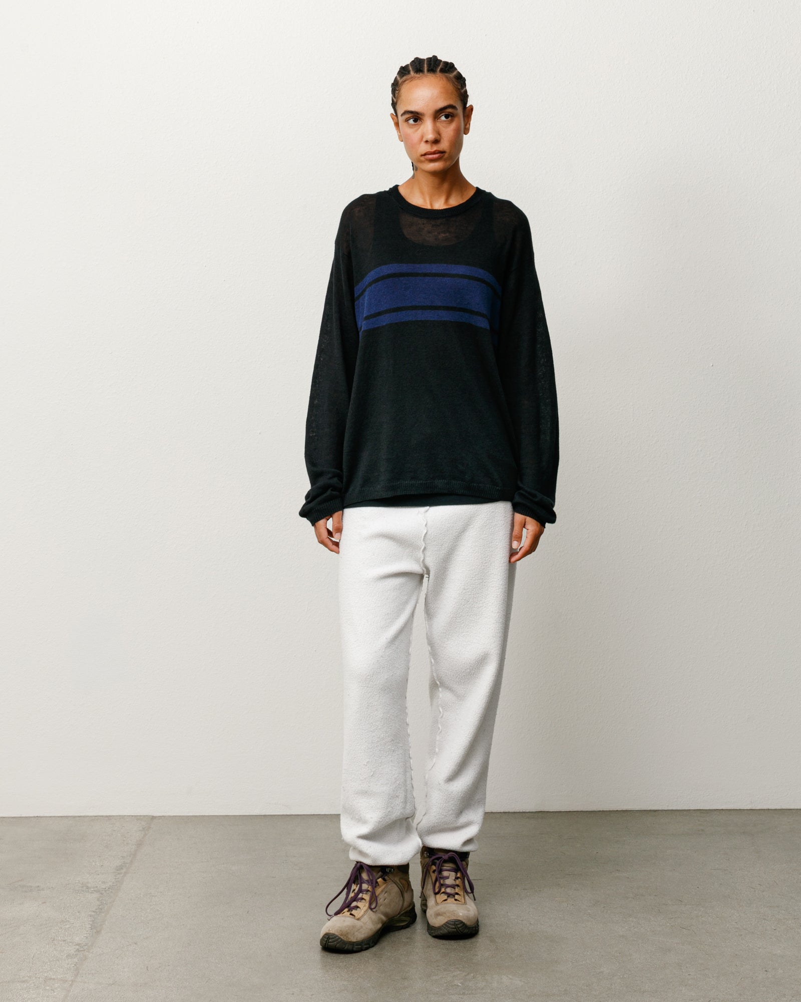 あ*。様 Stussy SHADOW STRIPE SWEATER XL Lightweight Striped Sweater – Black | Tops & Knits | Stüssy