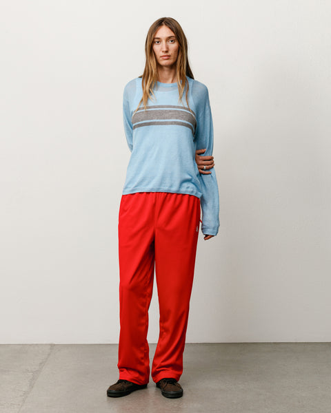 Striped Long Sleeve Sweater Unisex Long Sleeve In Blue