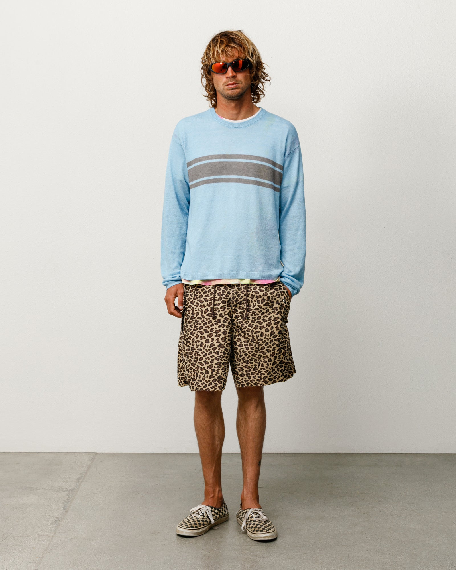 Lightweight Striped Sweater – Blue | Tops & Knits | Stüssy