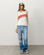 LIGHTWEIGHT STRIPED SWEATER