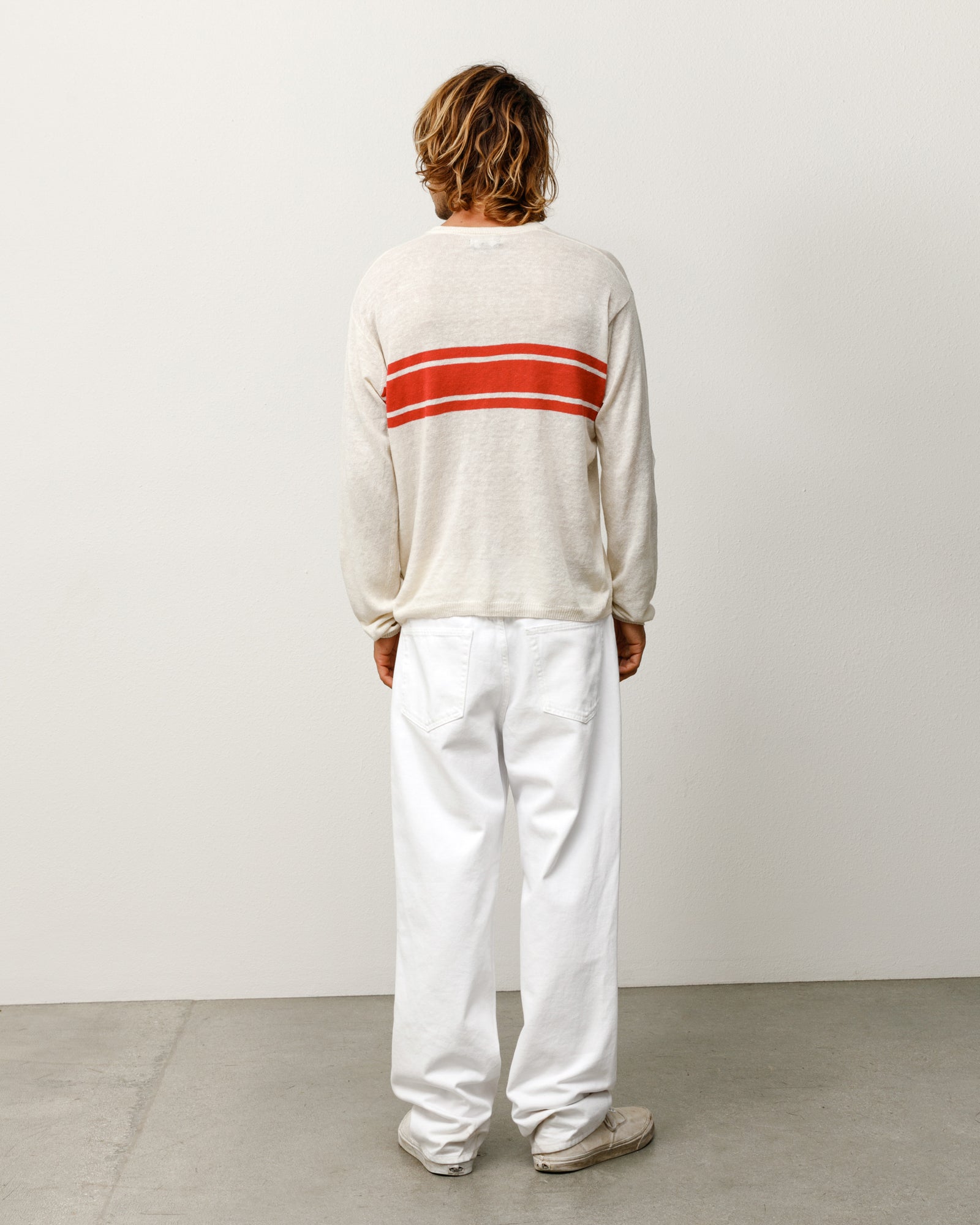 Lightweight Striped Sweater - Bone | Tops & Knits | Stüssy