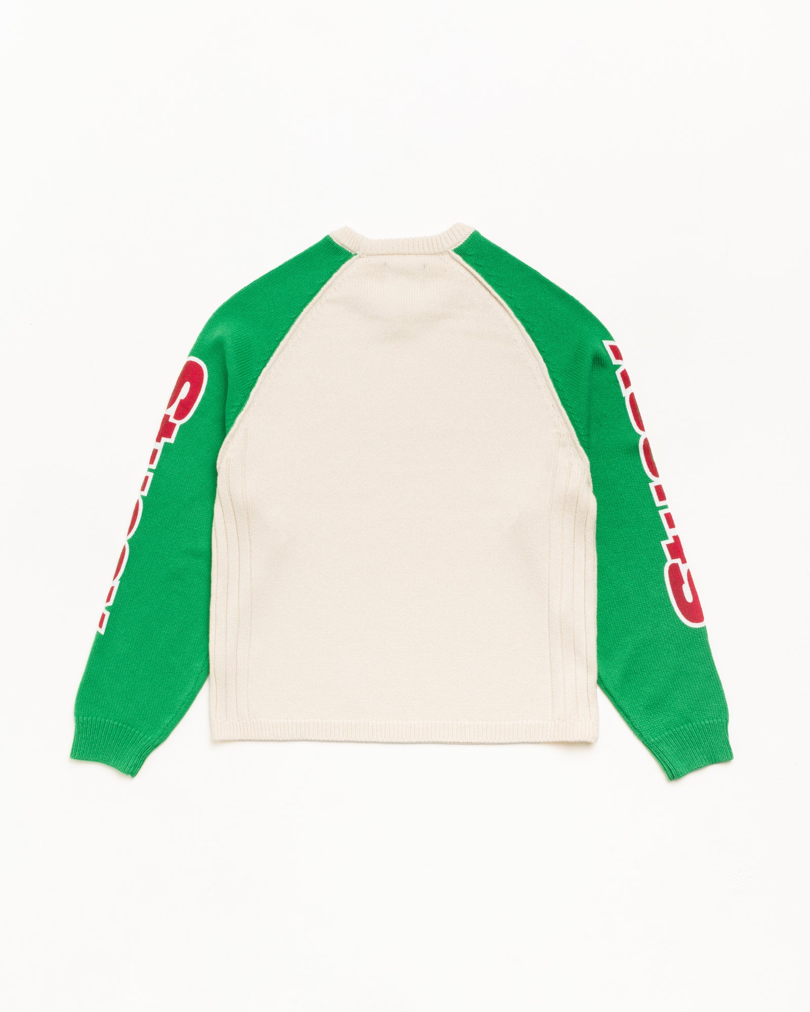 Two Tone Raglan Sweater - Natural | Tops & Knits | Stüssy