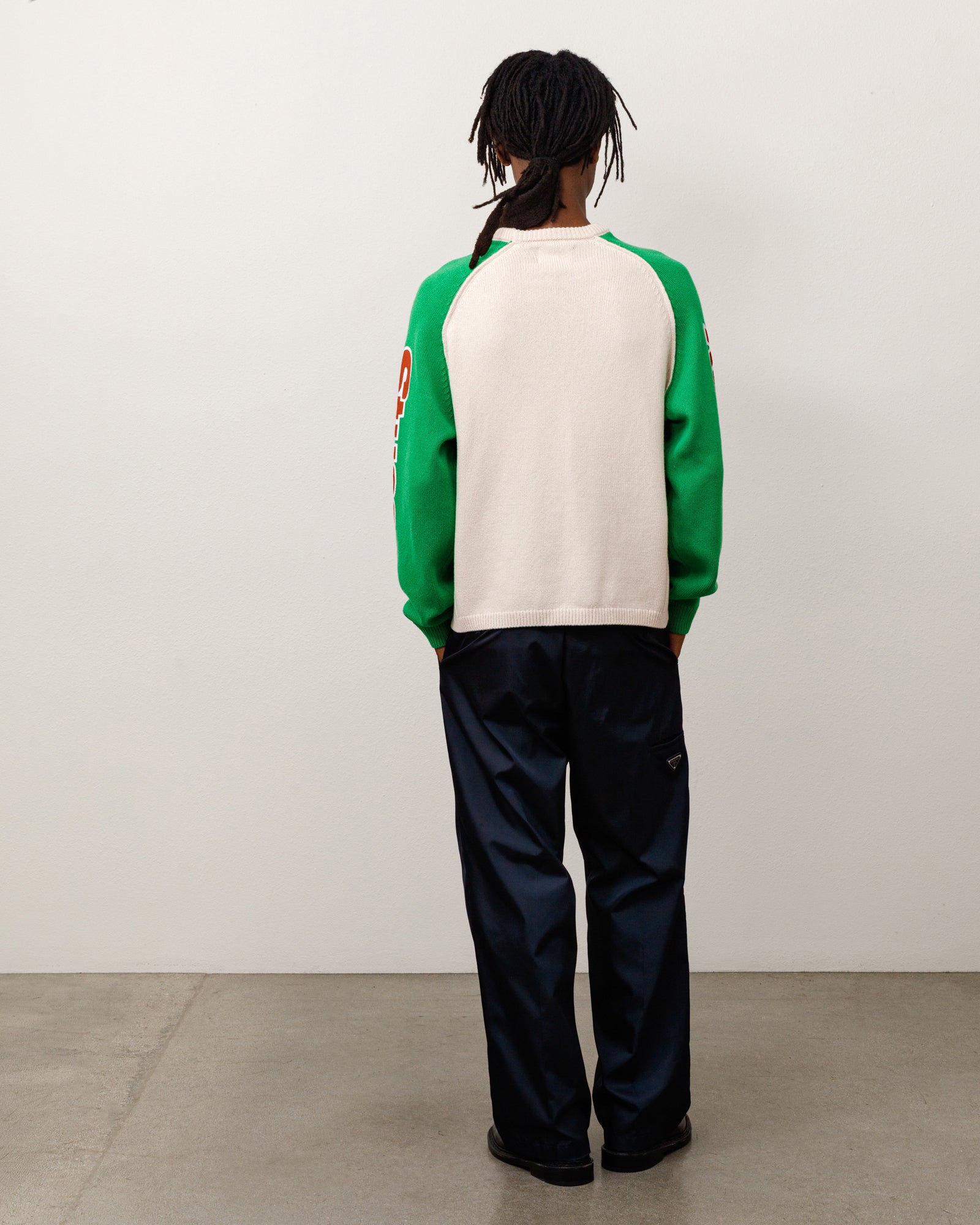 Two Tone Raglan Sweater - Natural | Tops & Knits | Stüssy