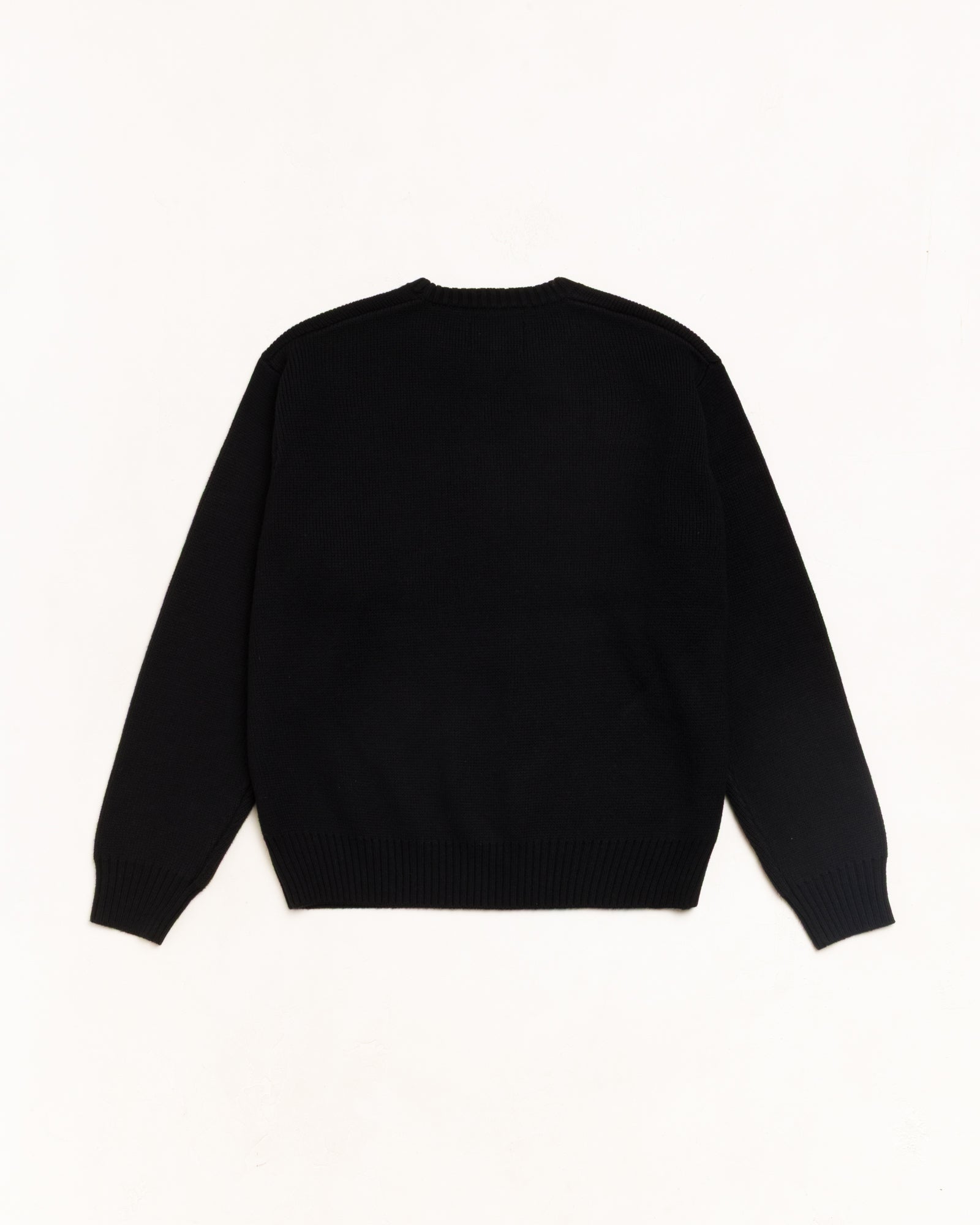Striped Hibiscus Sweater - Black | Tops & Knits | Stüssy