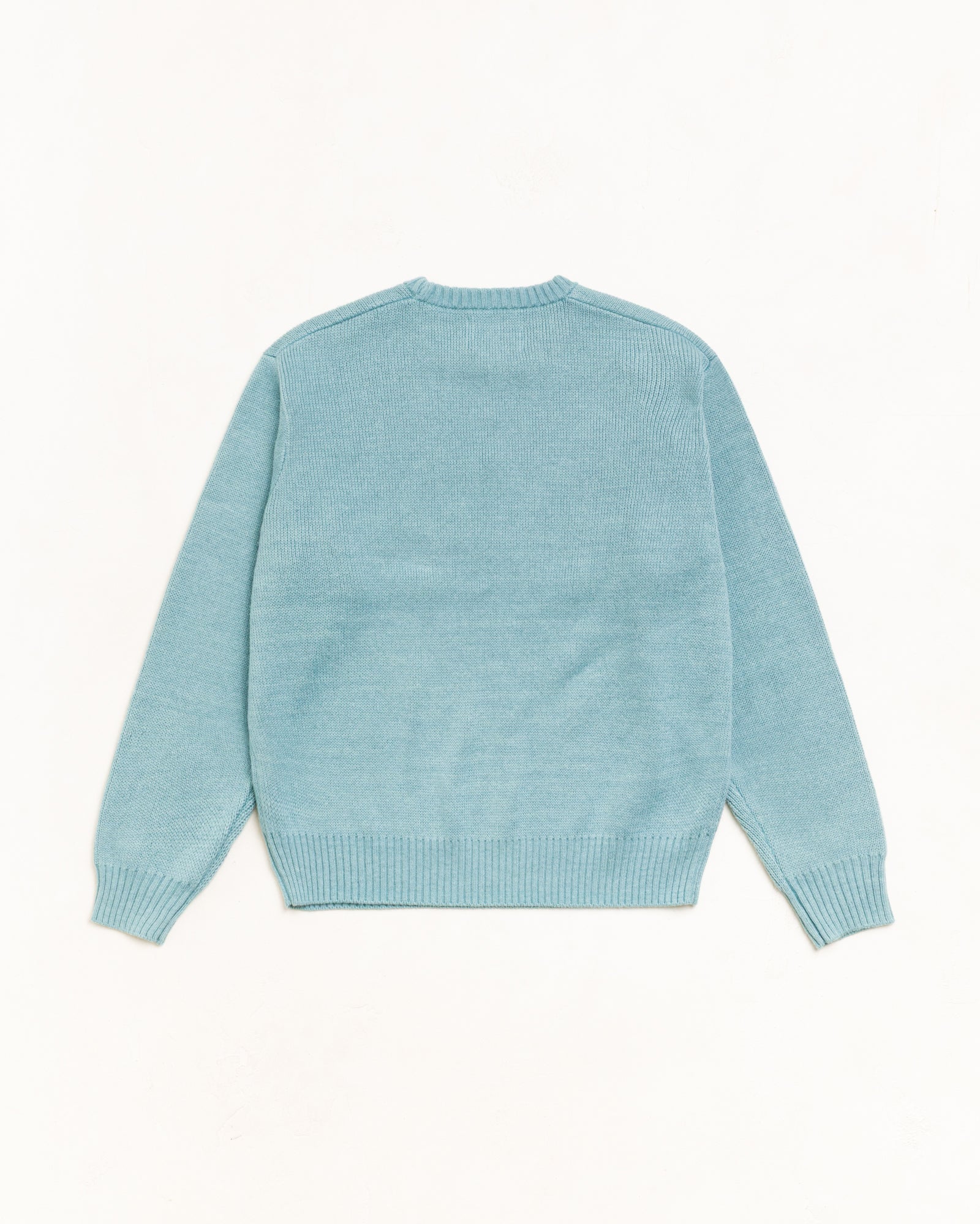 Striped Hibiscus Sweater - Dusty Blue | Tops & Knits | Stüssy