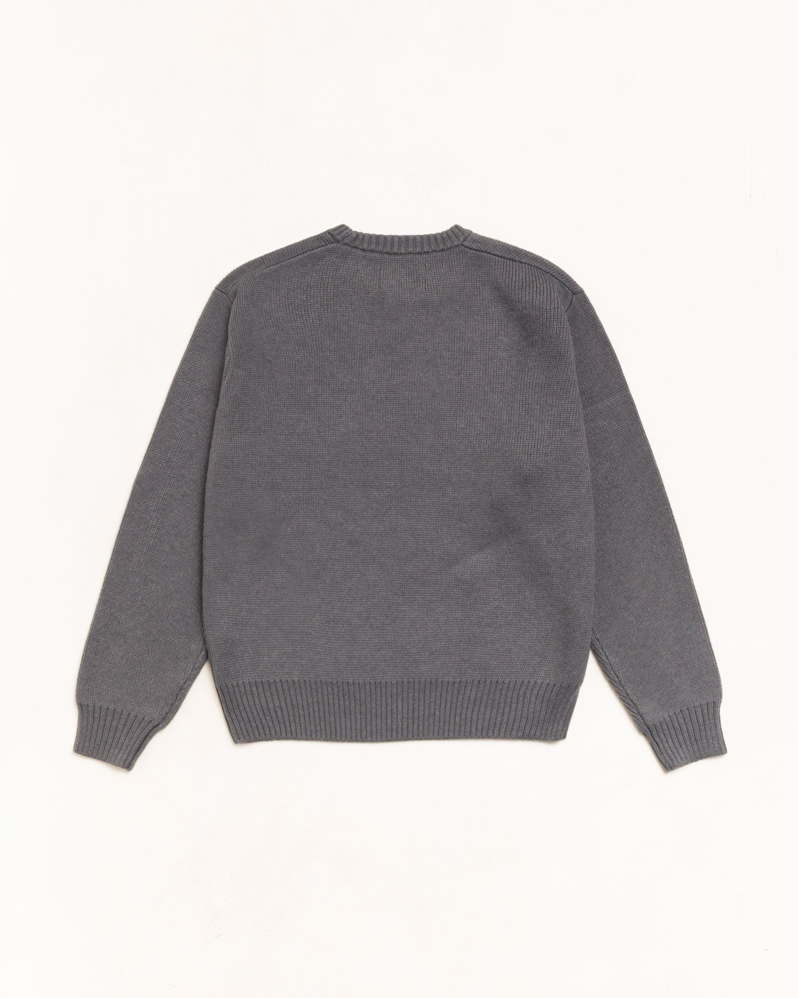 Striped Hibiscus Sweater - Grey | Tops & Knits | Stüssy
