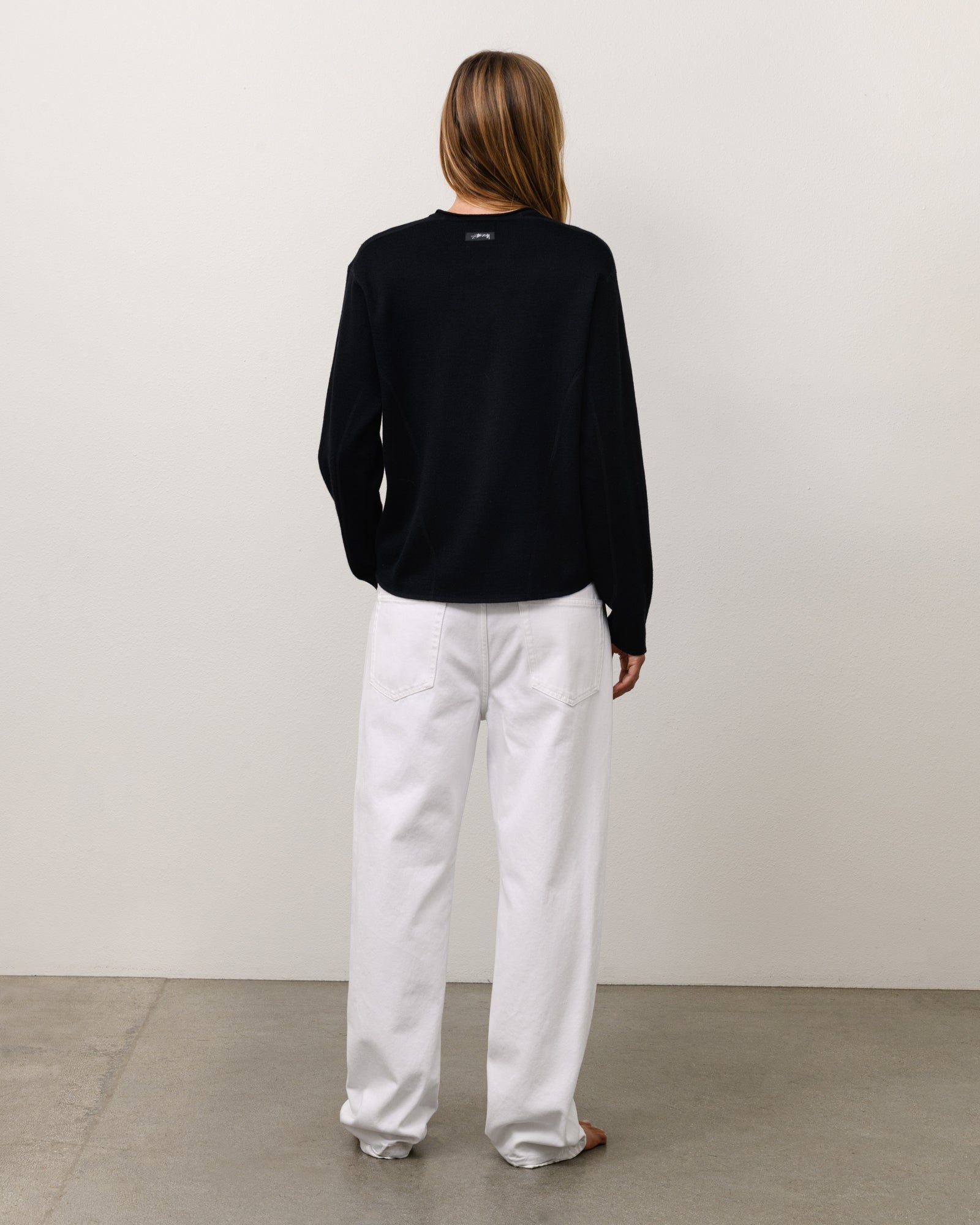 Wave Knit Sweater - Black | Tops & Knits | Stüssy