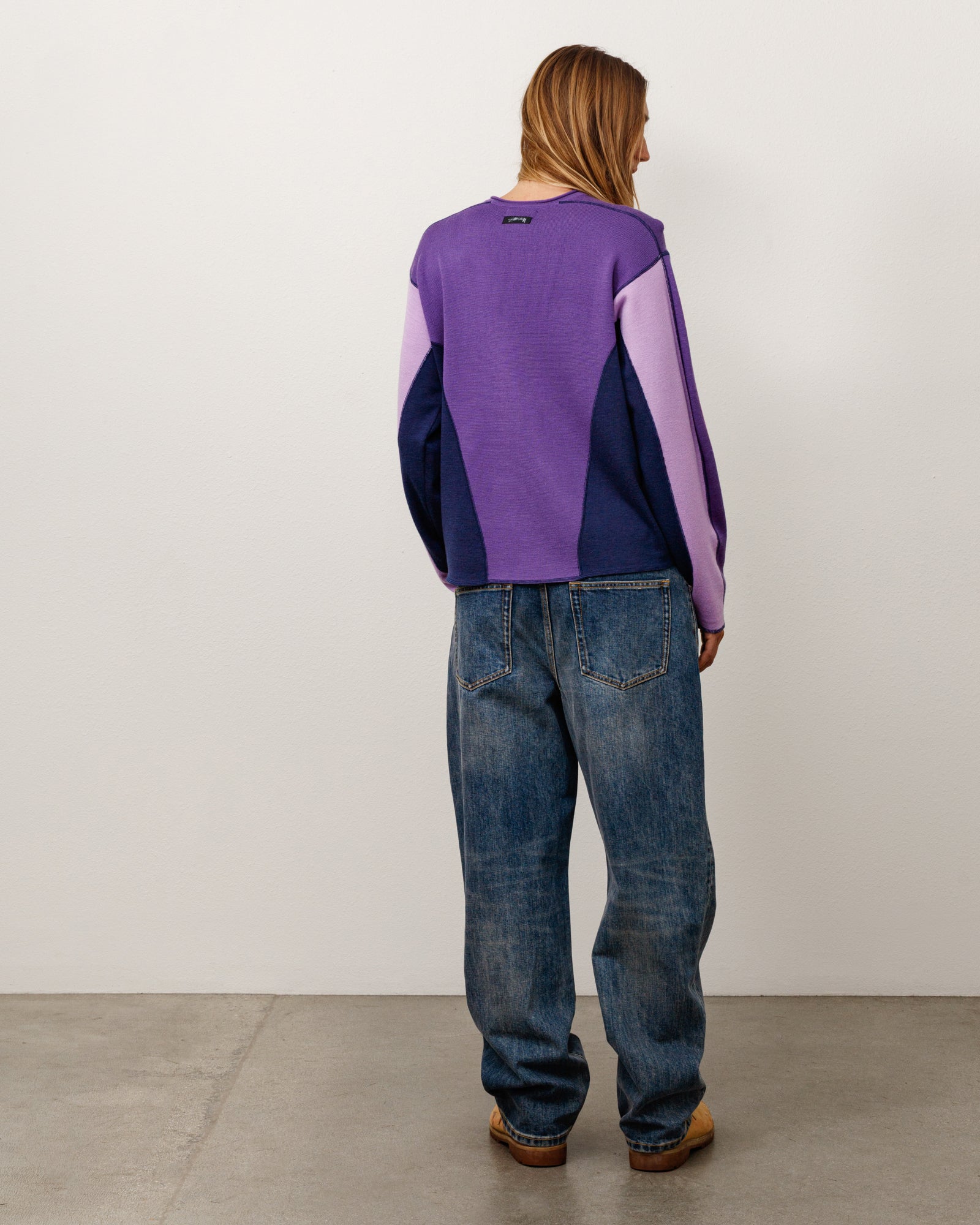 Wave Knit Sweater - Lavender | Tops & Knits | Stüssy