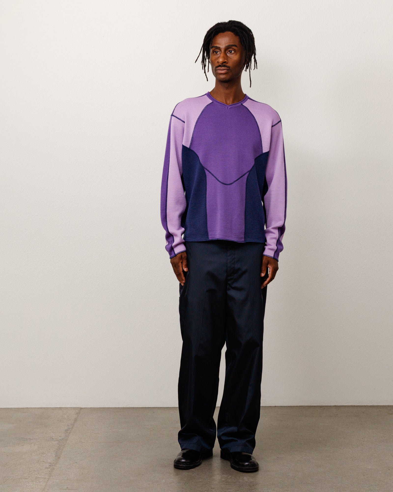 Wave Knit Sweater - Lavender | Tops & Knits | Stüssy