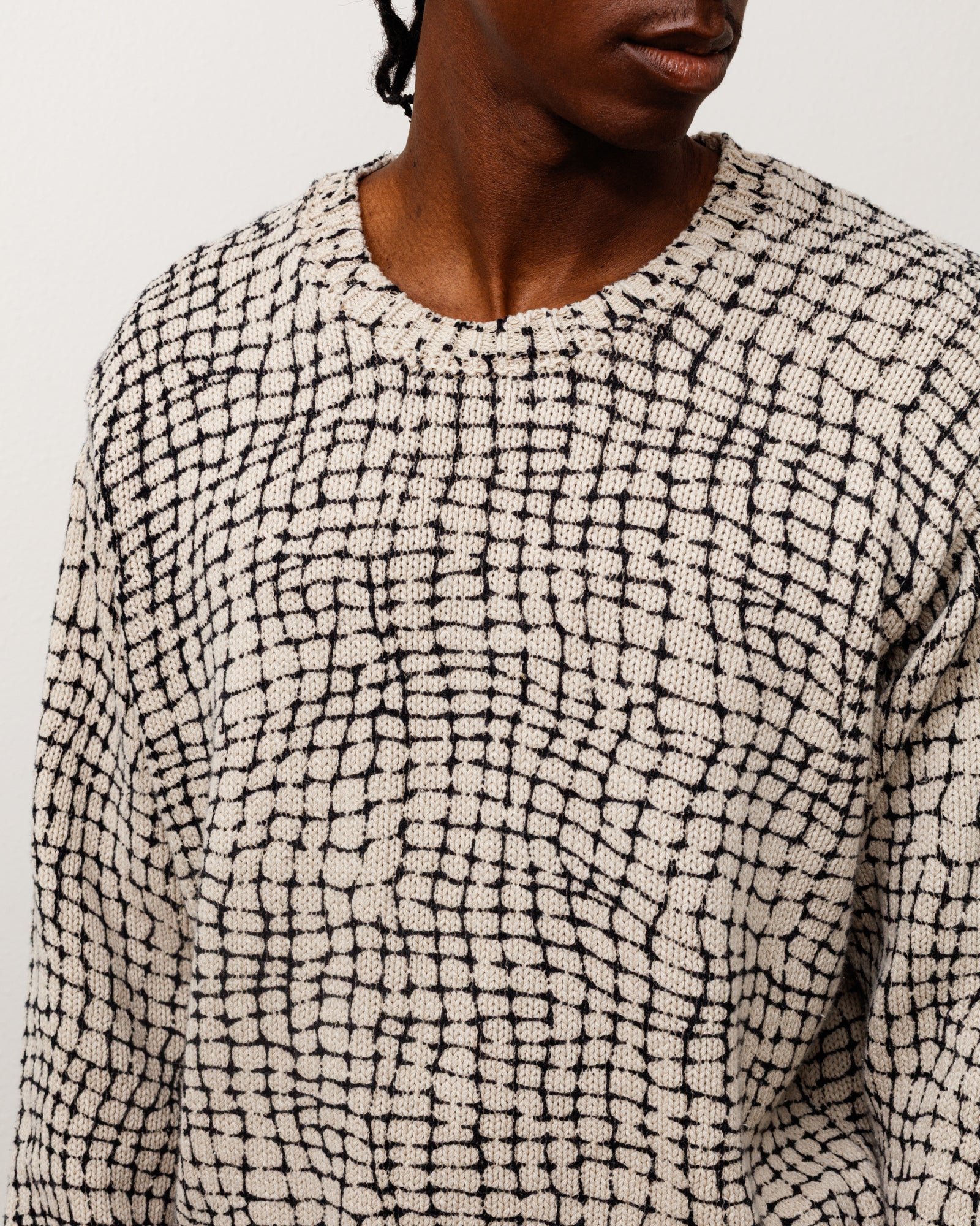 トップス Stussy Crew Neck Mesh Sweater Mesh Print Sweater - Mesh Net | Tops & Knits | Stüssy