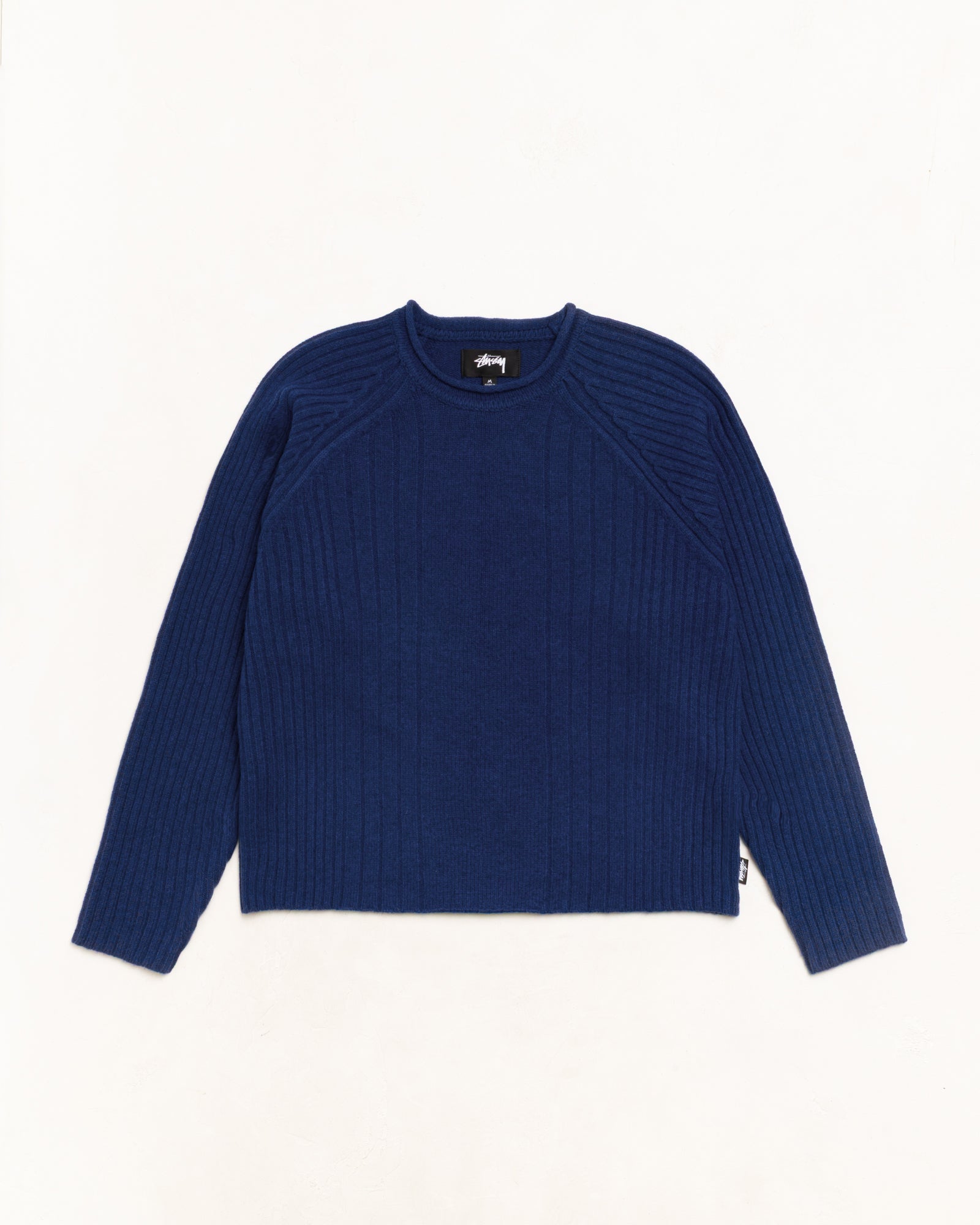Merino Roll Neck Sweater - Blue | Tops & Knits | Stüssy