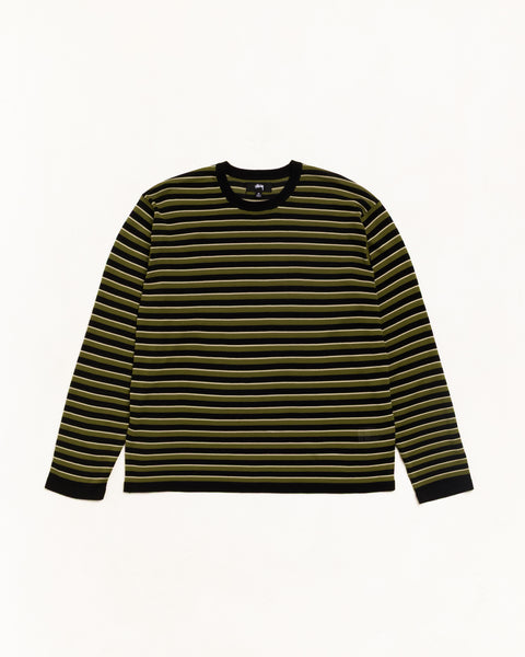 Lightweight Stripe Sweater Sweater in the color Black