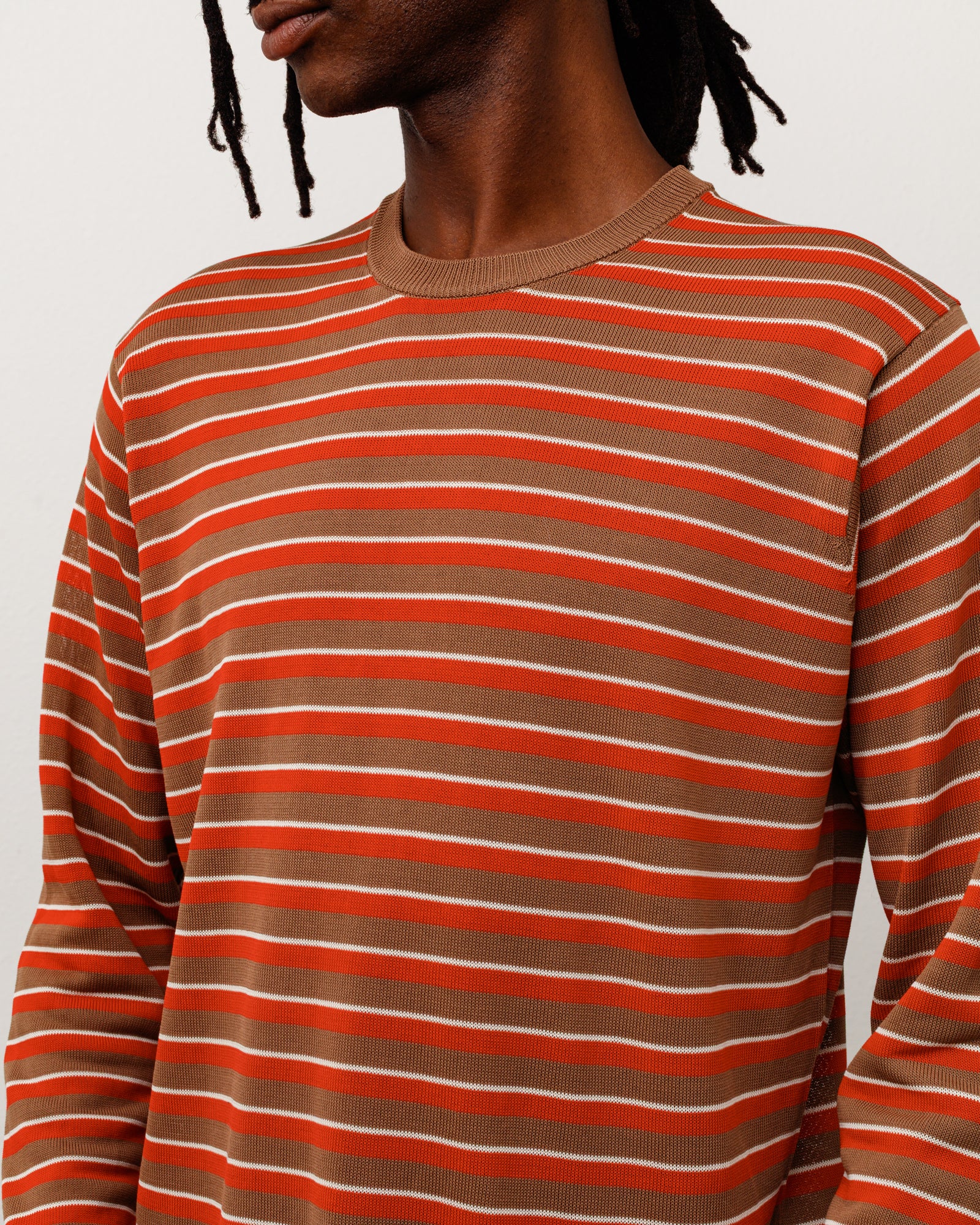Lightweight Stripe Sweater - Red | Tops & Knits | Stüssy