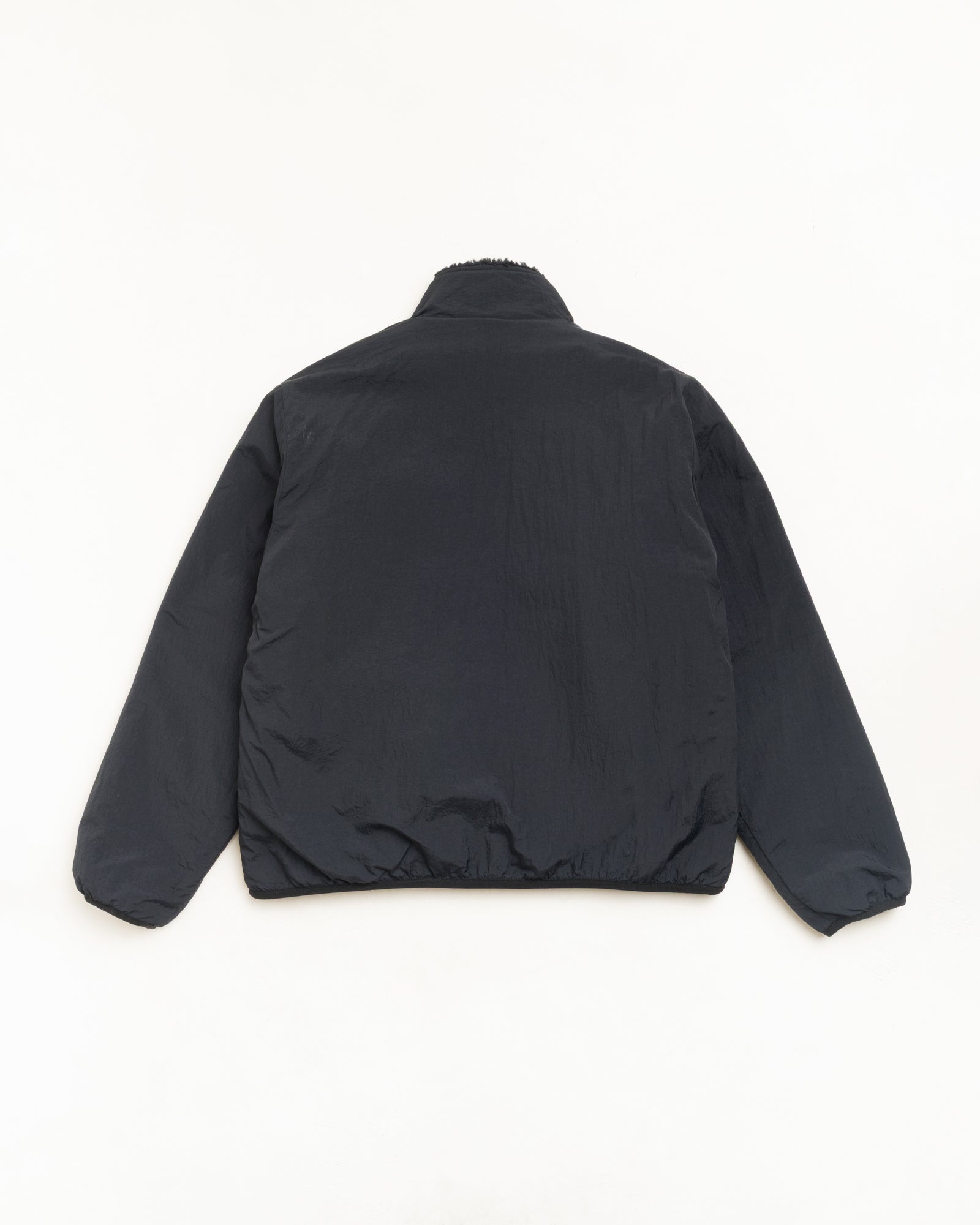 Sherpa Reversible Jacket - Black | Outerwear | Stüssy