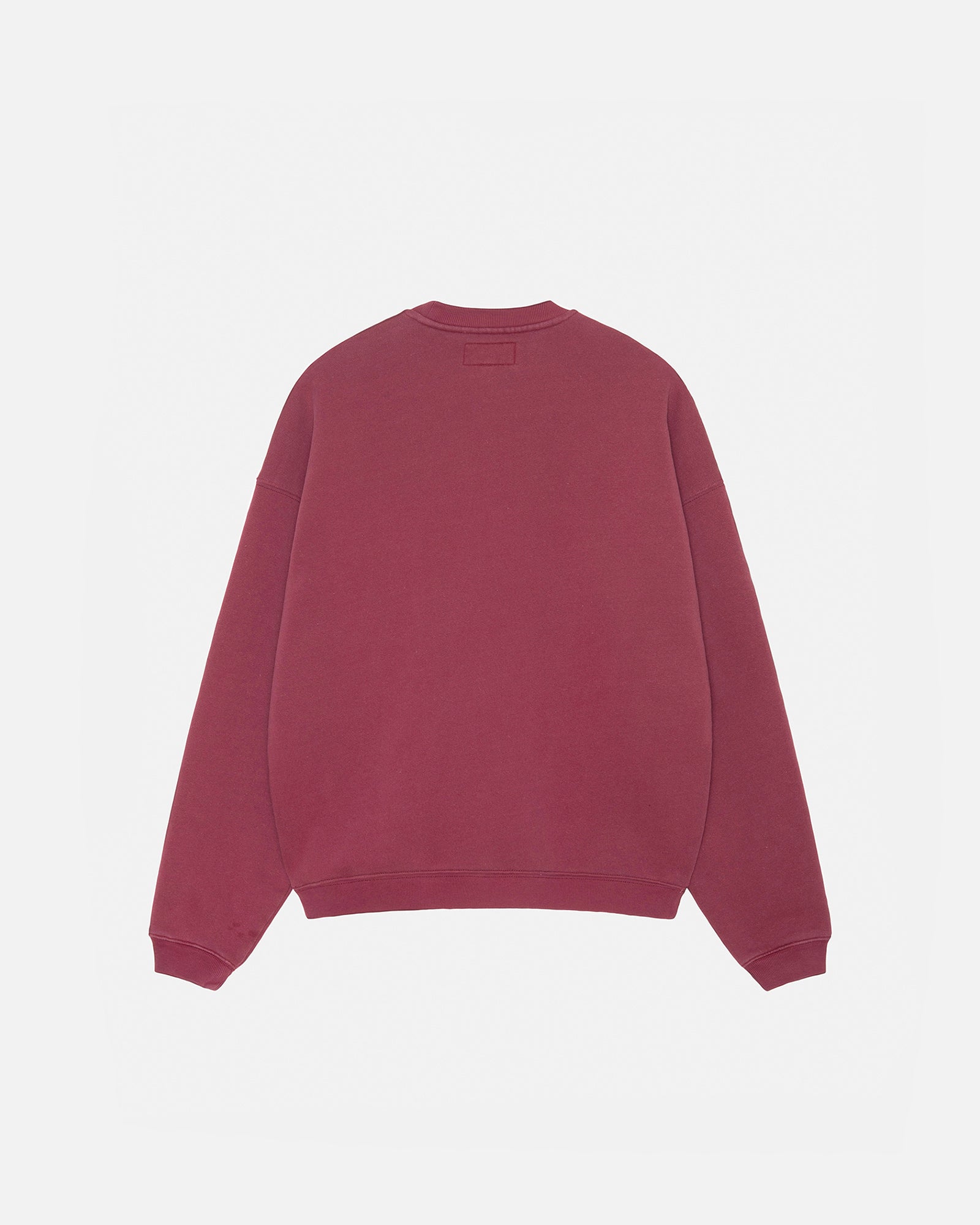 Big Crackle Sport Crew in burgundy – Stüssy