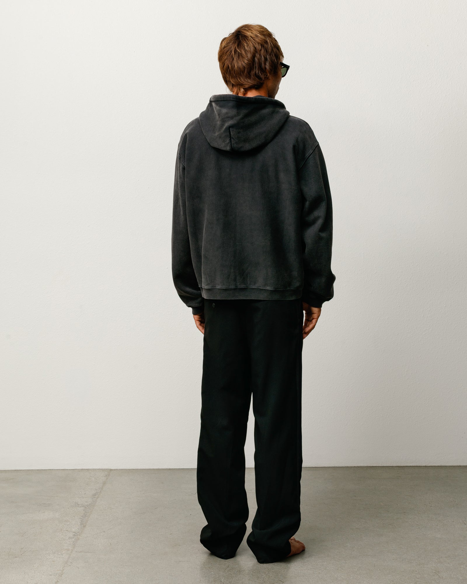 Faded Graphic Zip Hoodie - Washed Black | Sweats | Stüssy