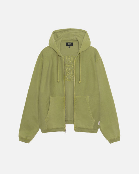 STUSSY ちっさ 23SS TWILL MOTO ZIP JACKET M2