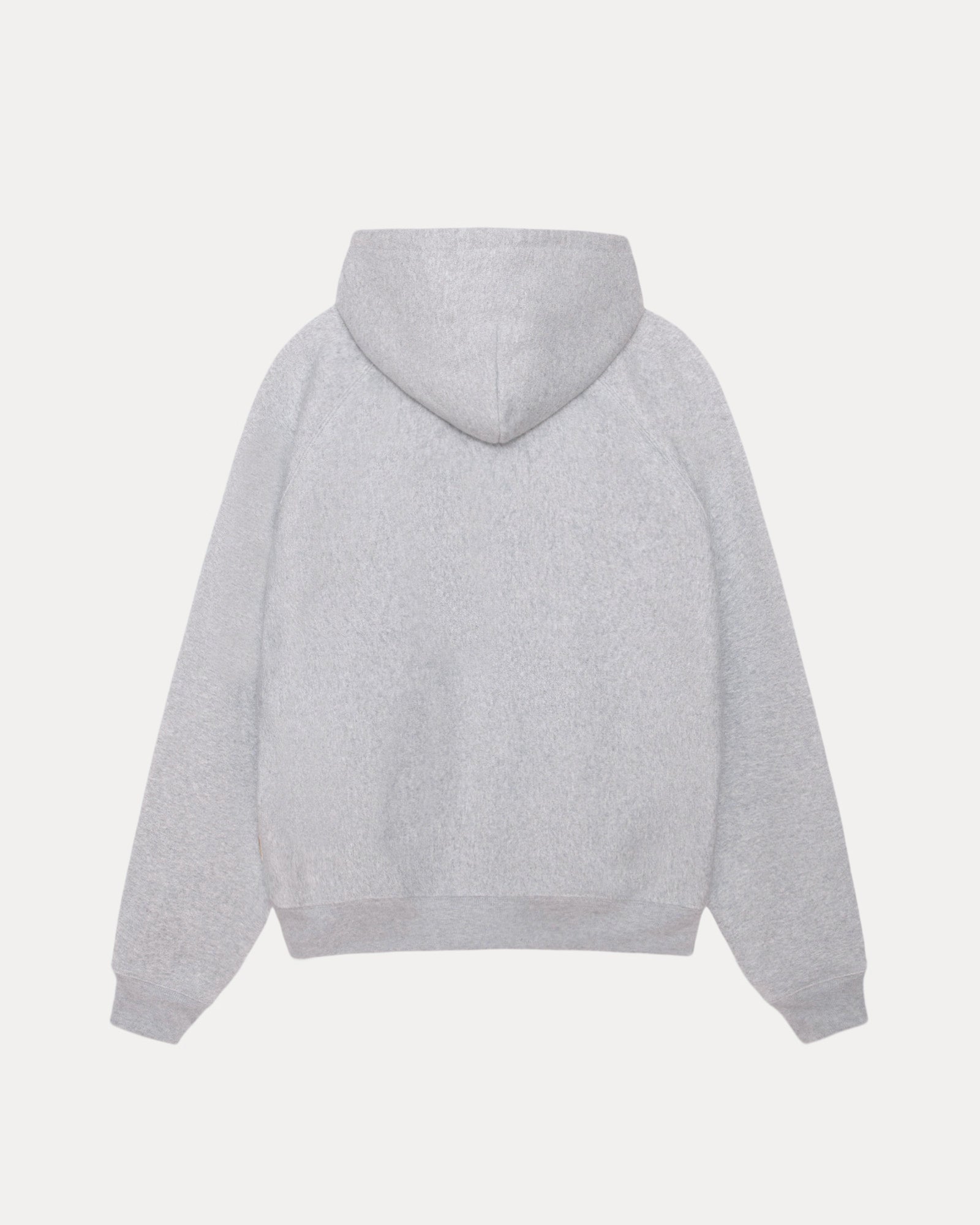 Raglan Zip Hoodie in grey heather – Stüssy