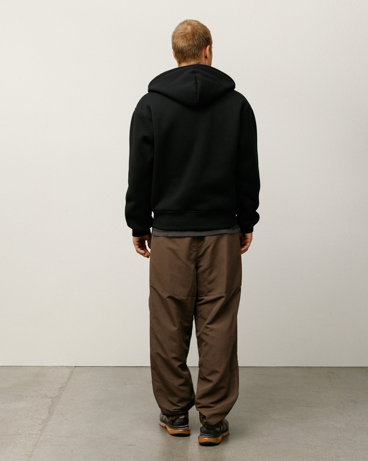 Bonded Sherpa Hoodie – Black | Sweats | Stüssy