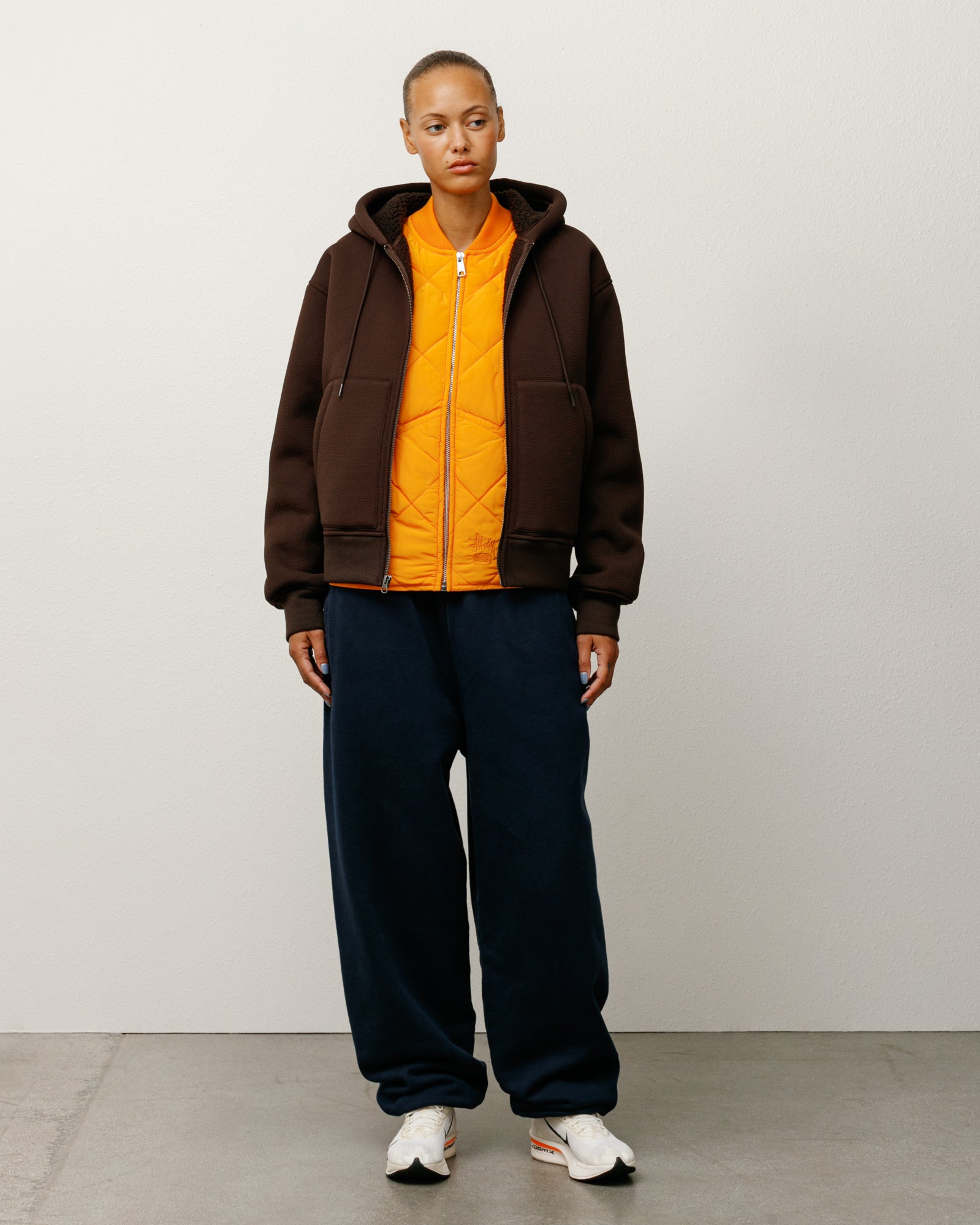 トップス STUSSY 25FW BONDED SHERPA HOODIE Bonded Sherpa Hoodie – Brown | Sweats | Stüssy