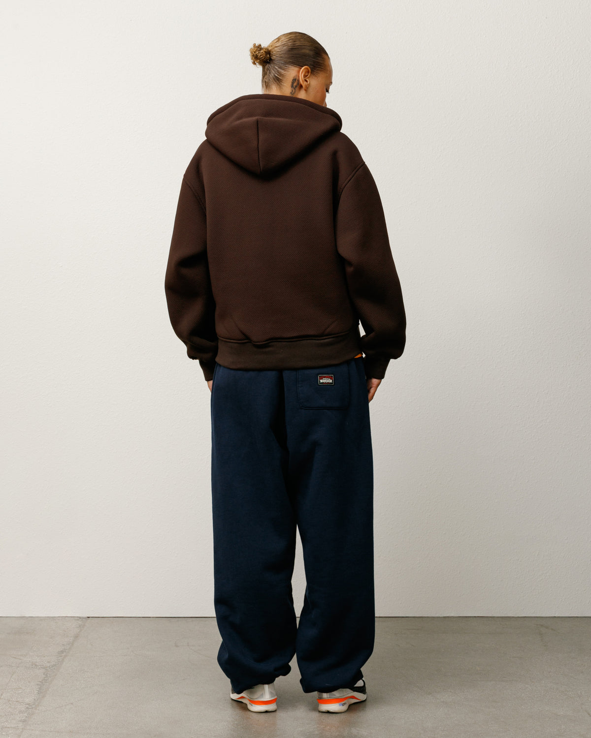 Bonded Sherpa Hoodie – Brown | Sweats | Stüssy
