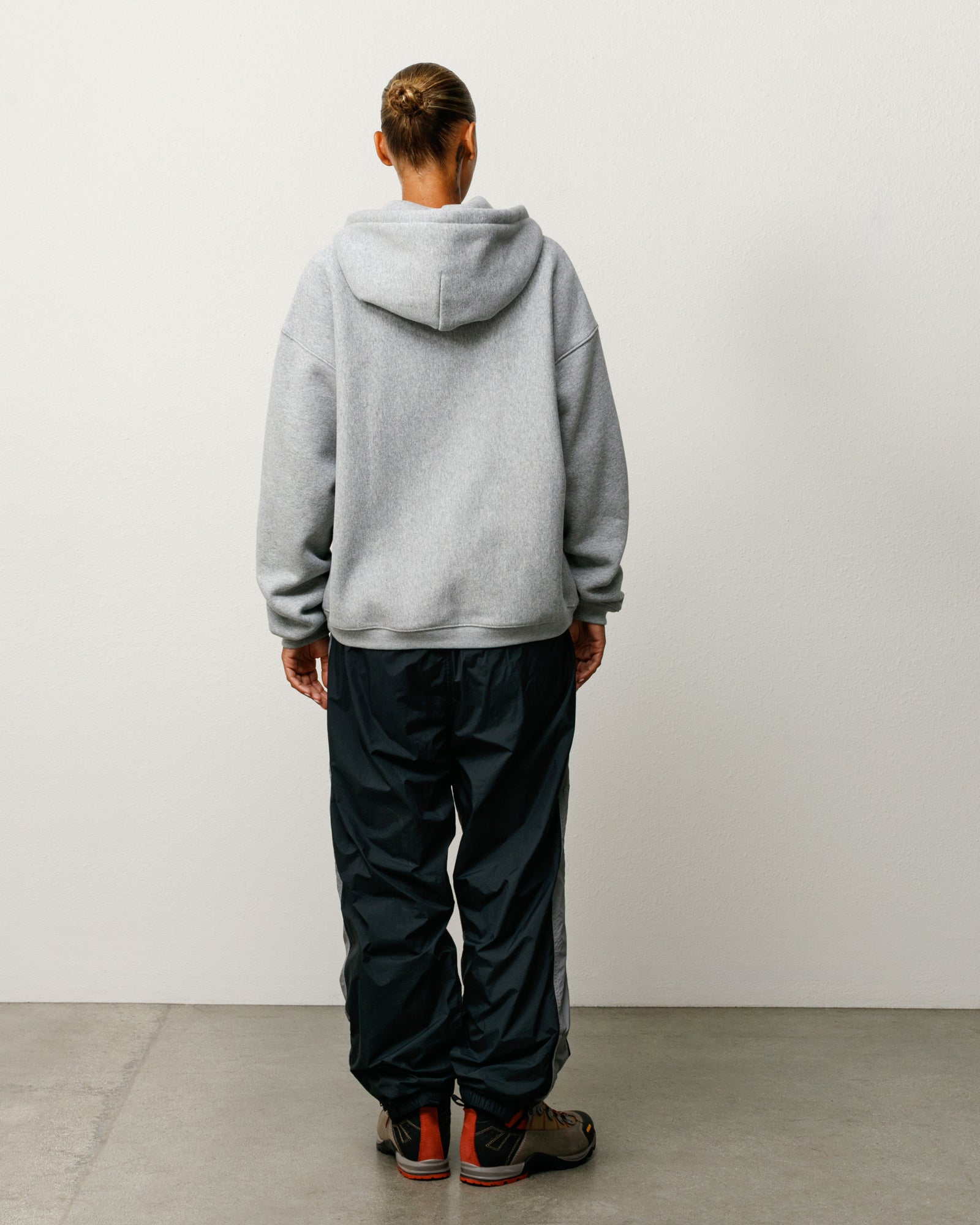 Varsity Zip Hoodie - Grey Heather | Zip-up Fleece | Stüssy