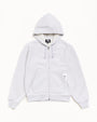 PATCH ZIP KNIT HOODIE