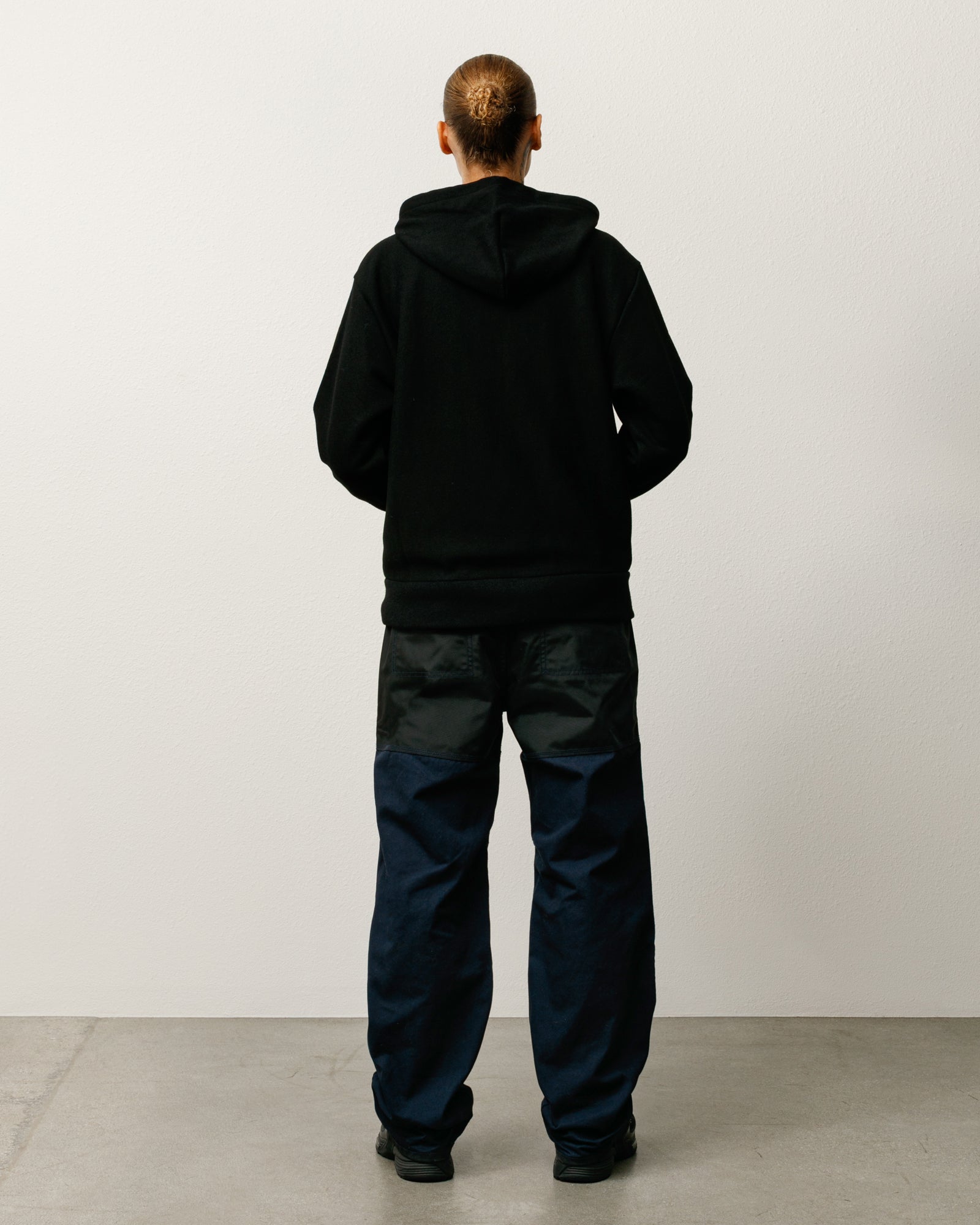 Patch Zip Knit Hoodie – Black | Tops & Knits | Stüssy