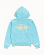 BASIC DIAMOND ZIP HOODIE