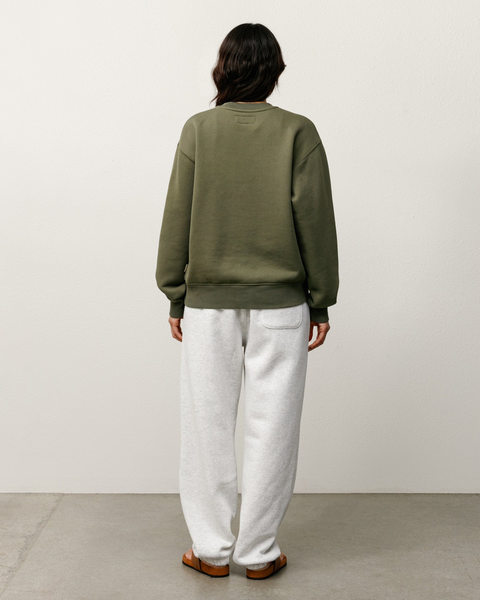 Fleece Crew – Green | Crew Fleece | Stüssy