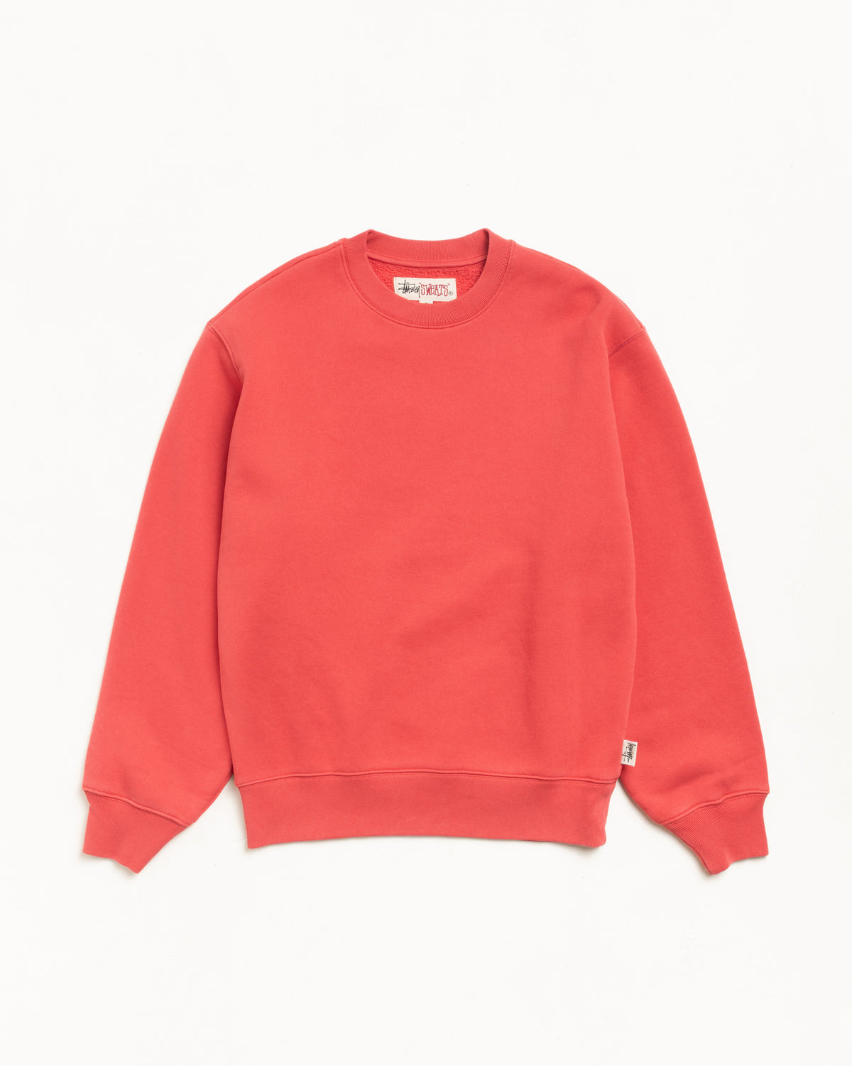 Fleece Crew – Red | Crew Fleece | Stüssy