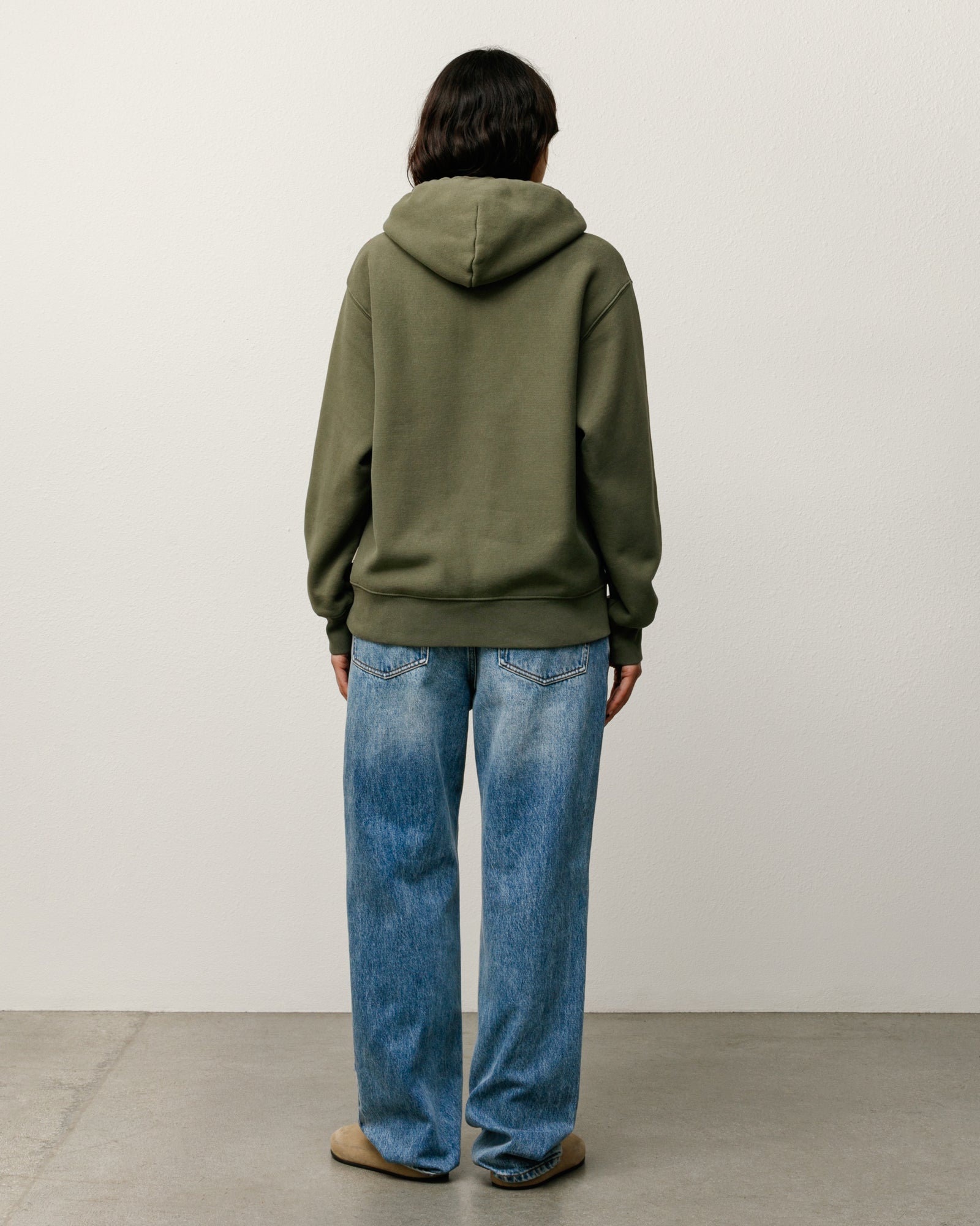 Fleece Hoodie – Green | Sweats | Stüssy