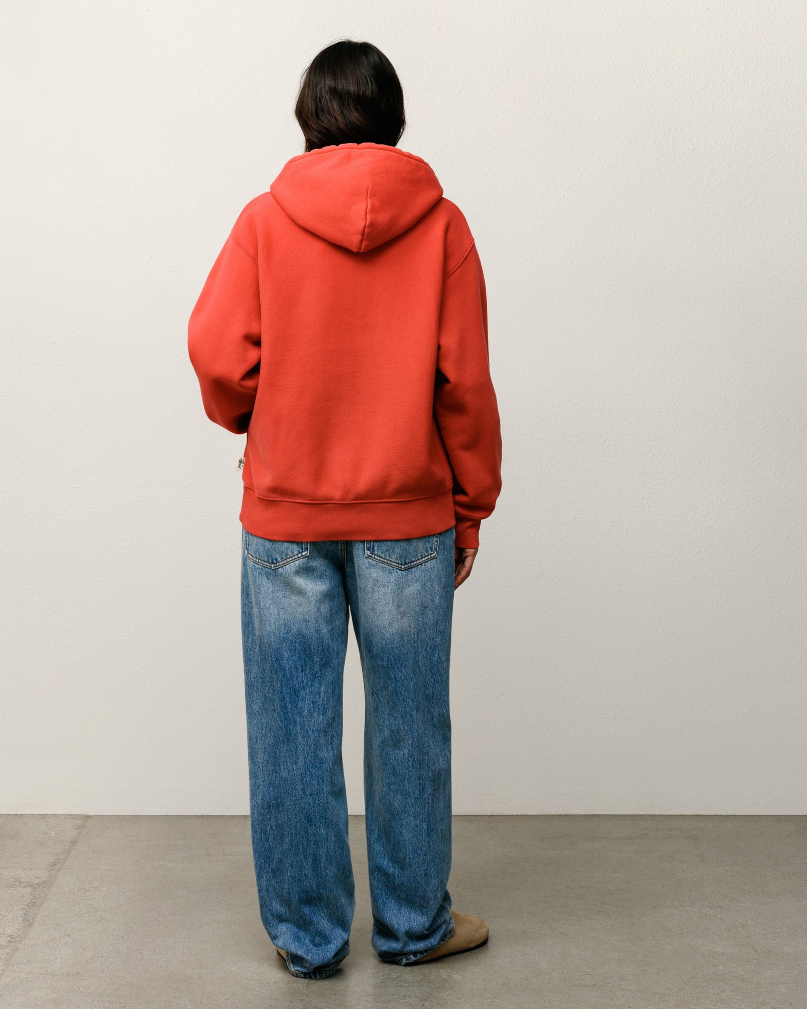 Fleece Hoodie – Red | Sweats | Stüssy