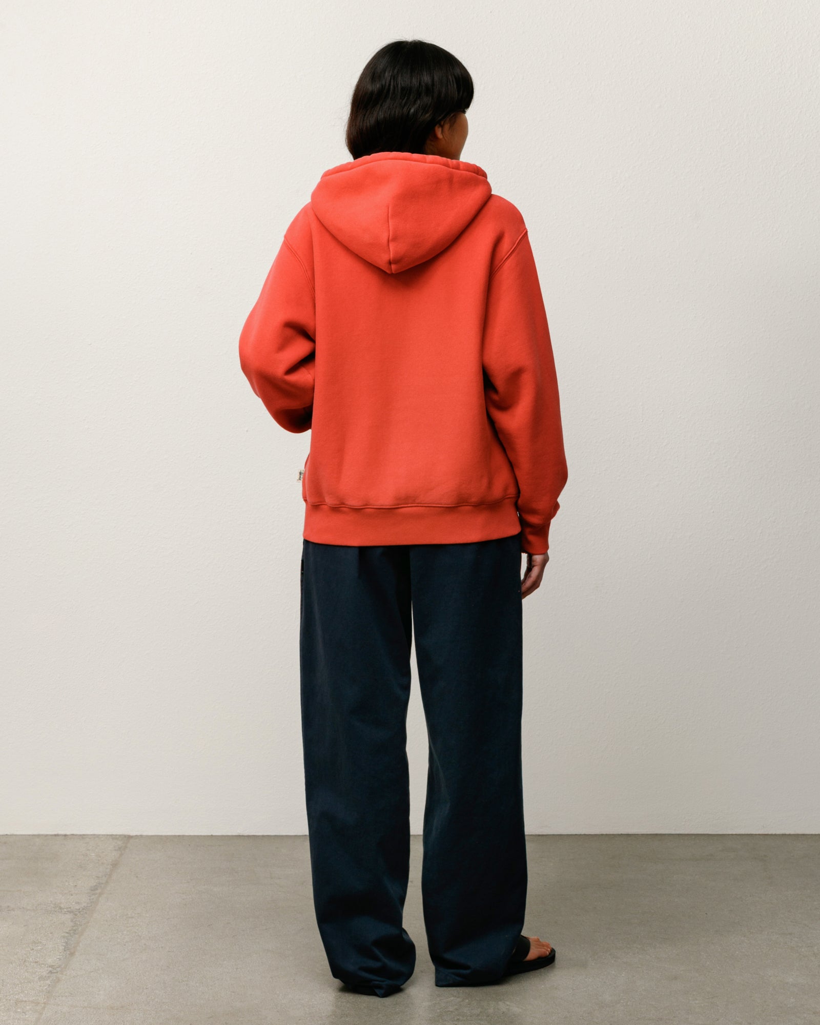 Fleece Zip Hoodie – Red | Zip-up Fleece | Stüssy