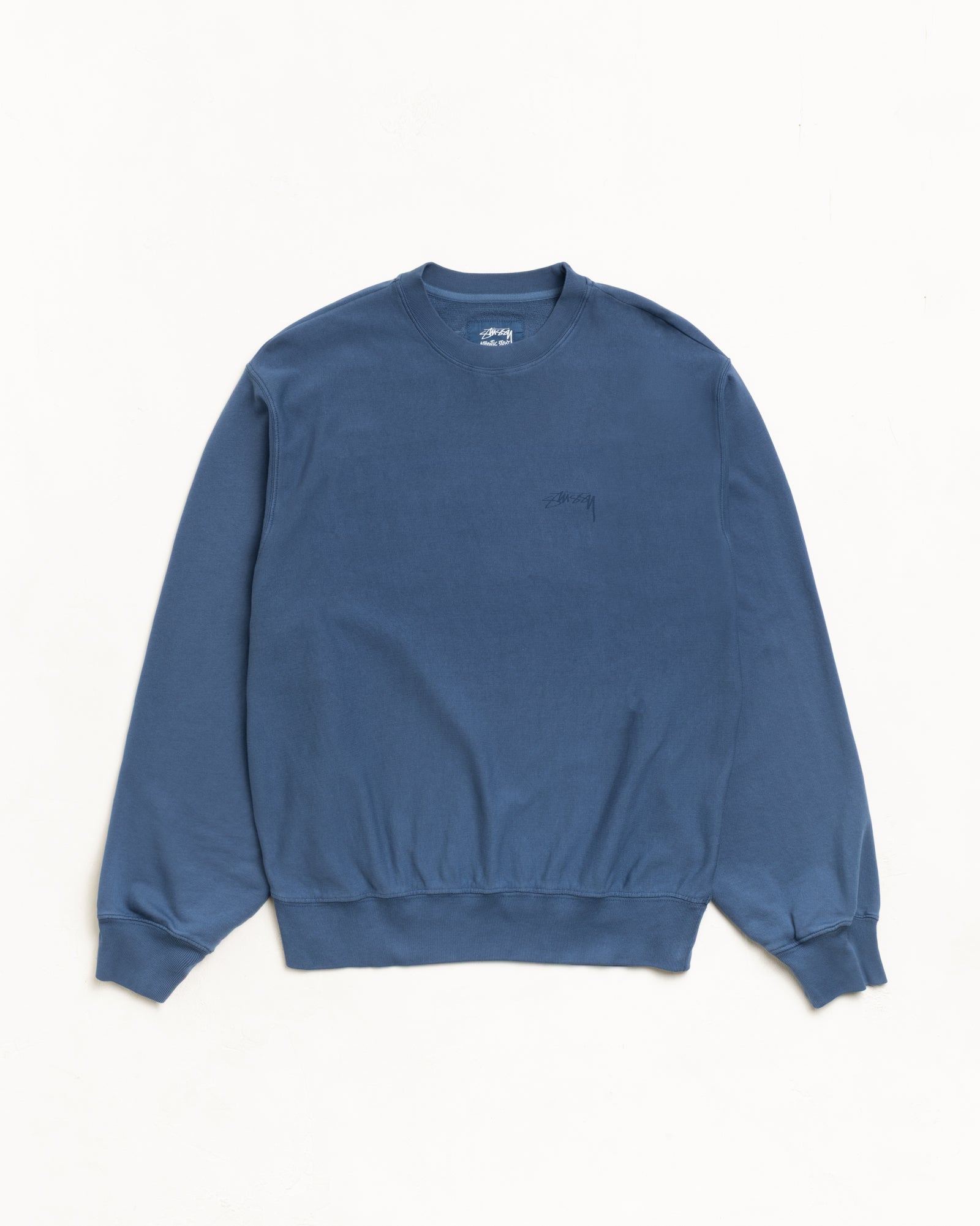 Lightweight Terry Crew – Blue | Crew Fleece | Stüssy