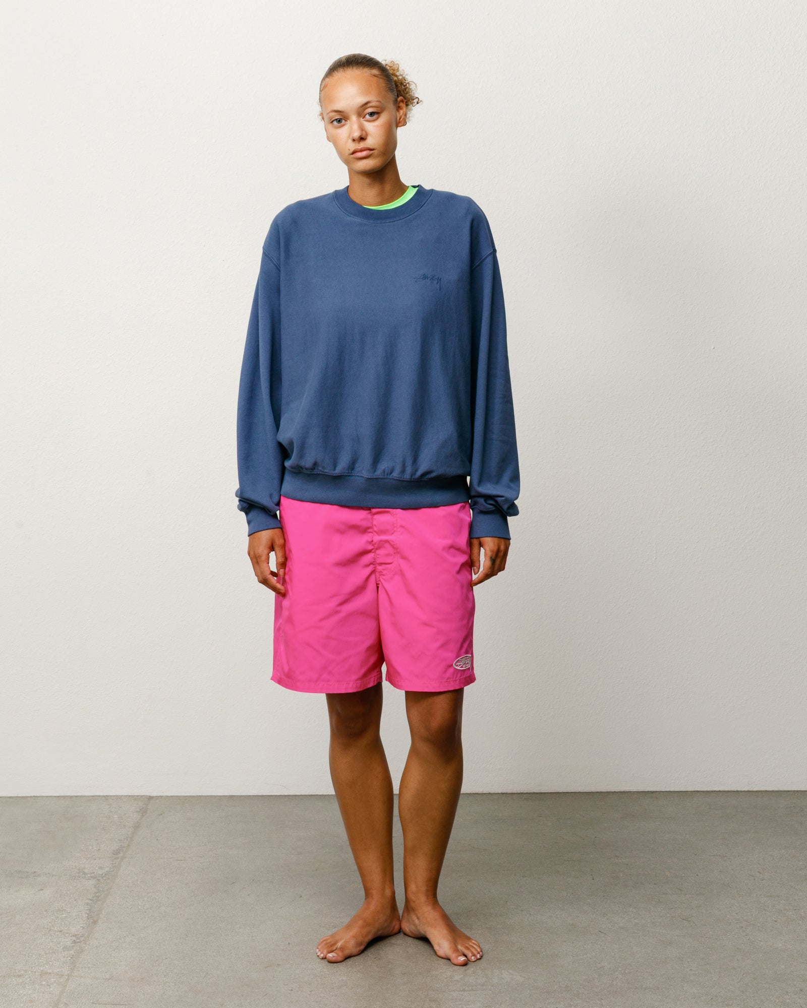 Stussy Terry サングラス ブルー Lightweight Terry Crew – Blue | Crew Fleece | Stüssy