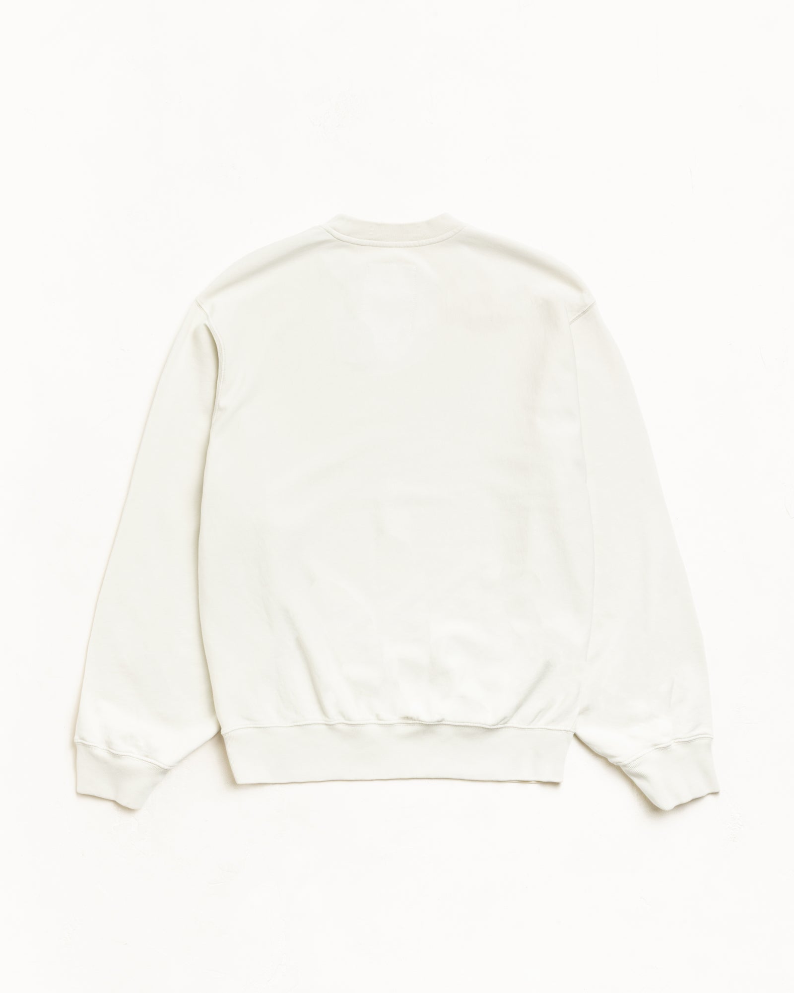 Lightweight Terry Crew Unisex Long Sleeve In Stone