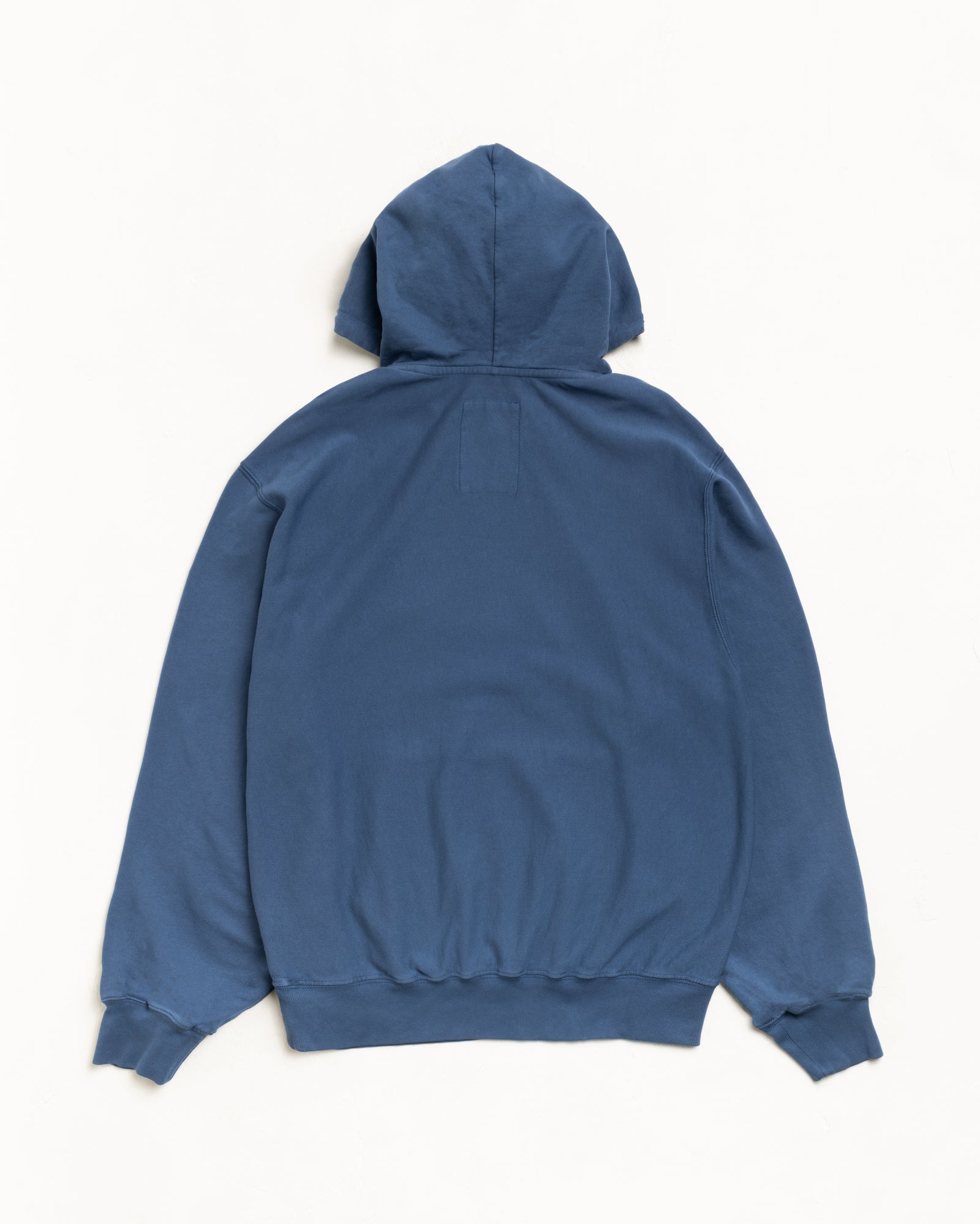 Lightweight Terry Hoodie Unisex Long Sleeve In Blue