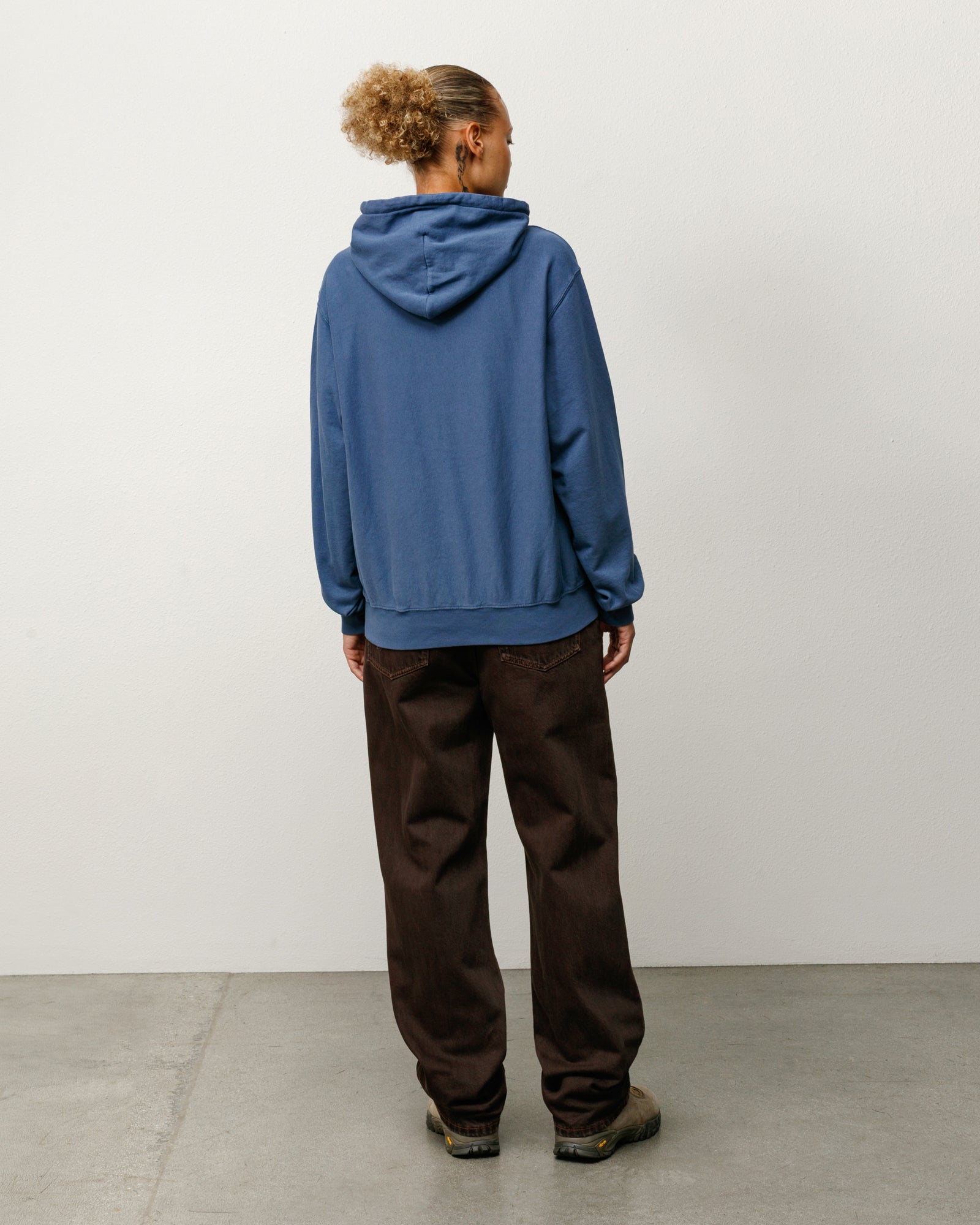 Lightweight Terry Hoodie – Blue | Sweats | Stüssy