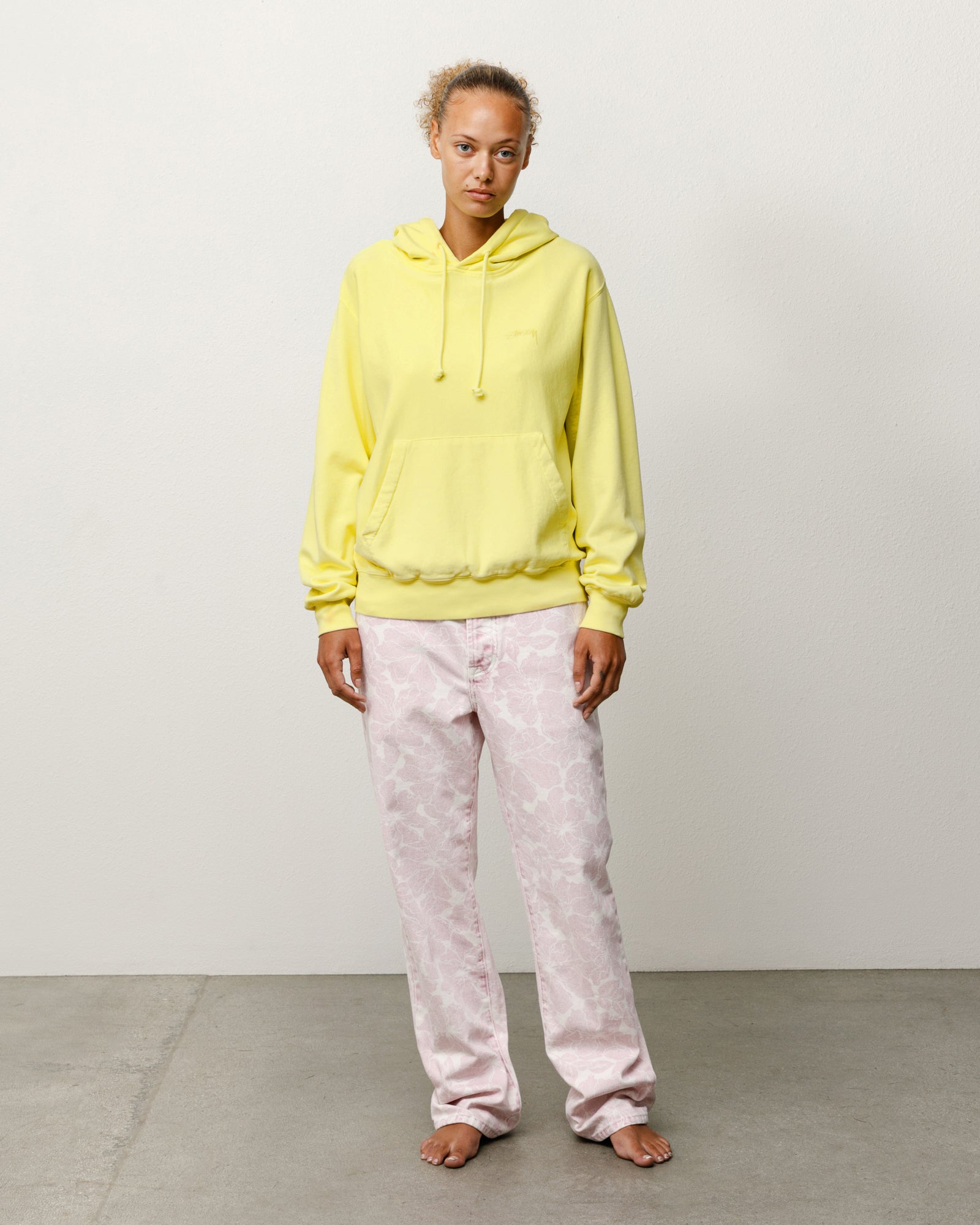 Lightweight Terry Hoodie – Yellow | Sweats | Stüssy