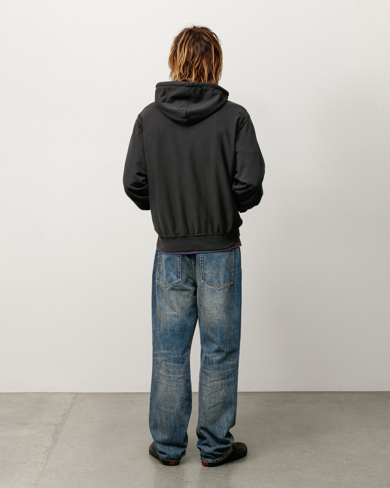 Lightweight Terry Zip Hoodie – Black | Zip-up Fleece | Stüssy