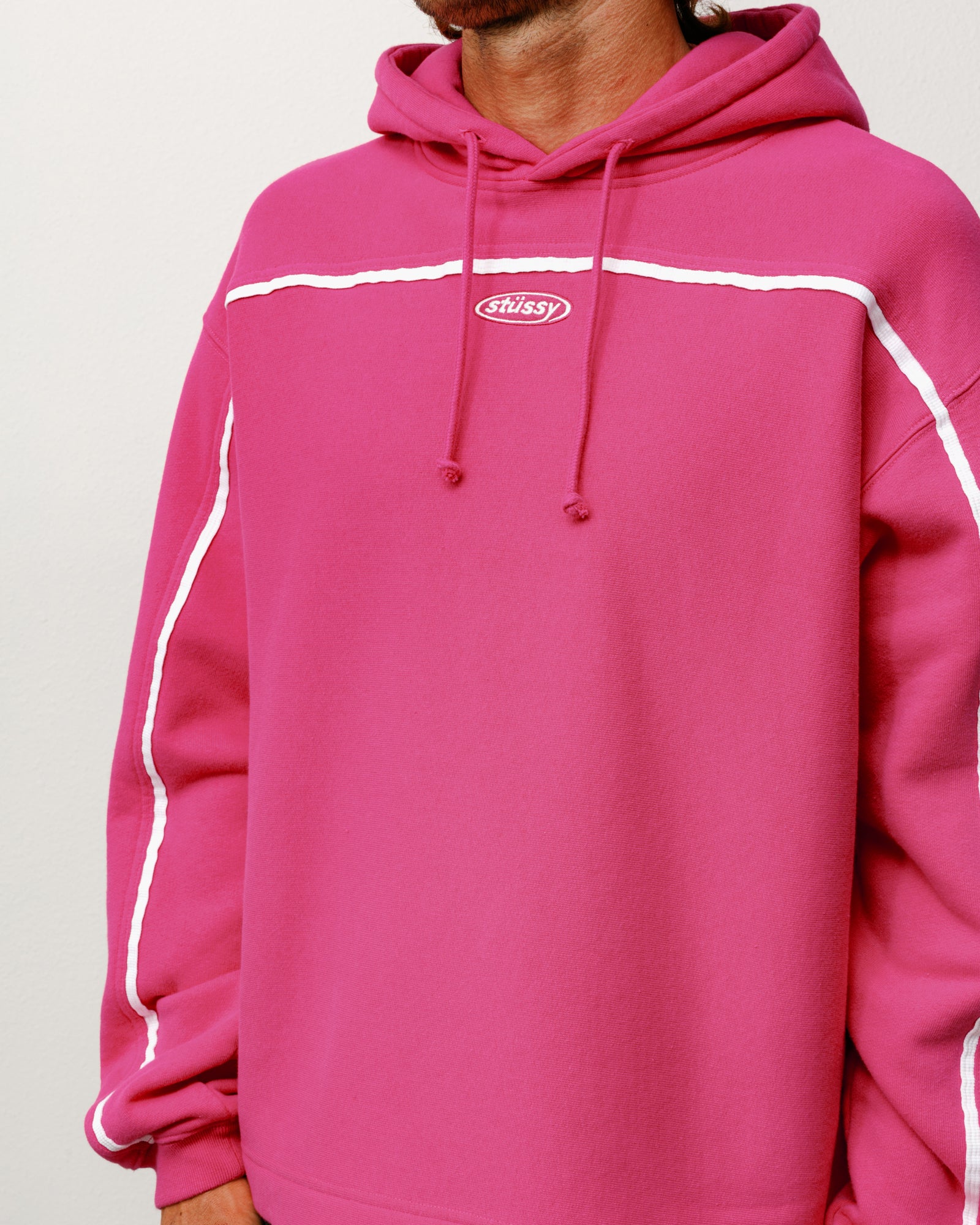 Oval Pullover Hoodie – Pink | Sweats | Stüssy