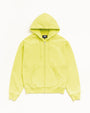 CURSIVE APPLIQUE ZIP HOODIE