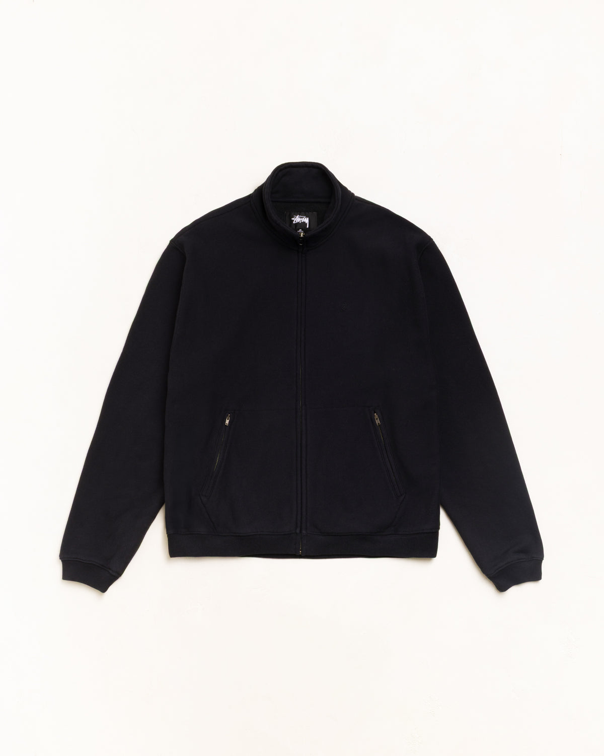 Zip Fleece Mock Neck - Black | Zip-up Fleece | Stüssy
