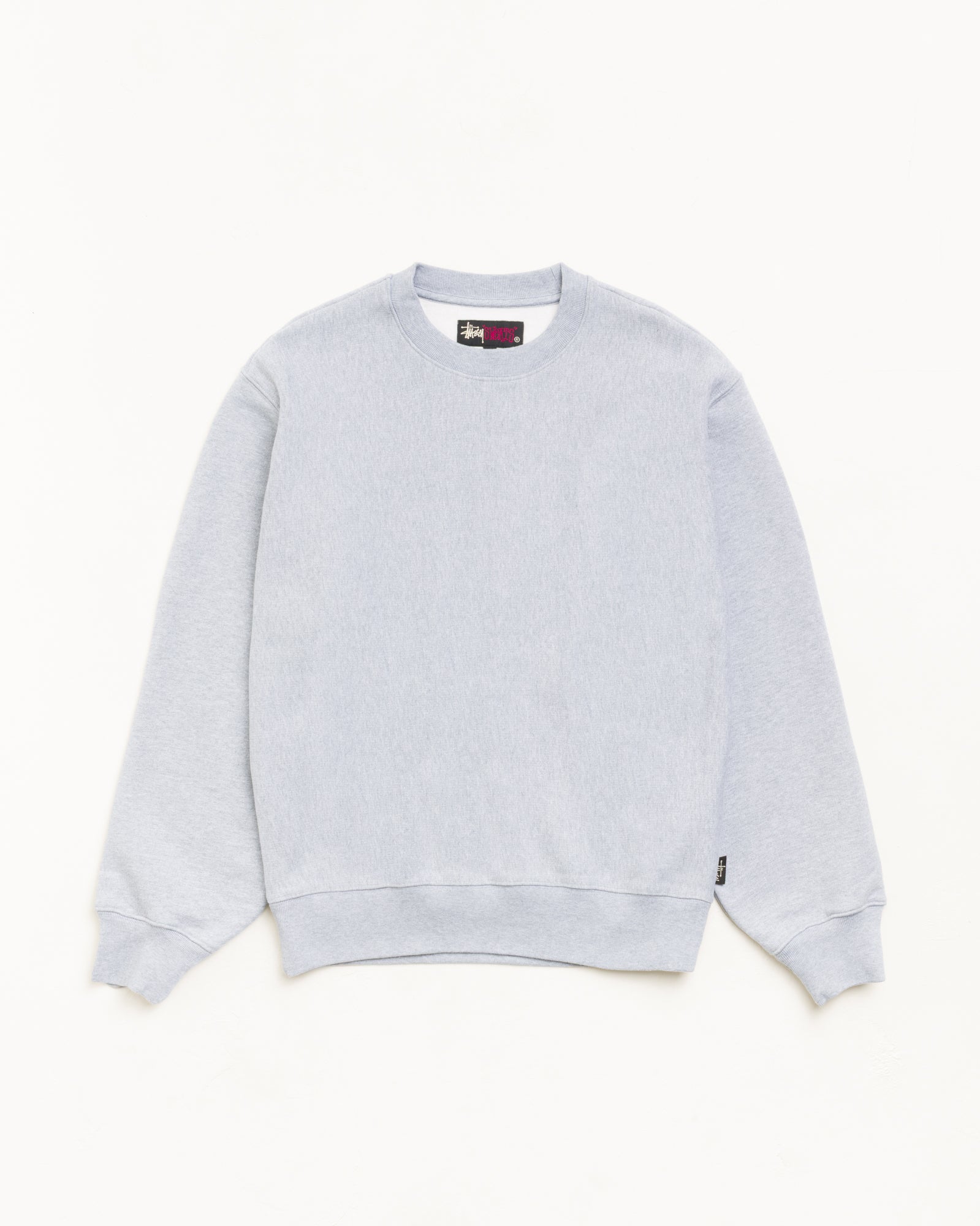 Fleece Crew - Grey Heather | Crew Fleece | Stüssy