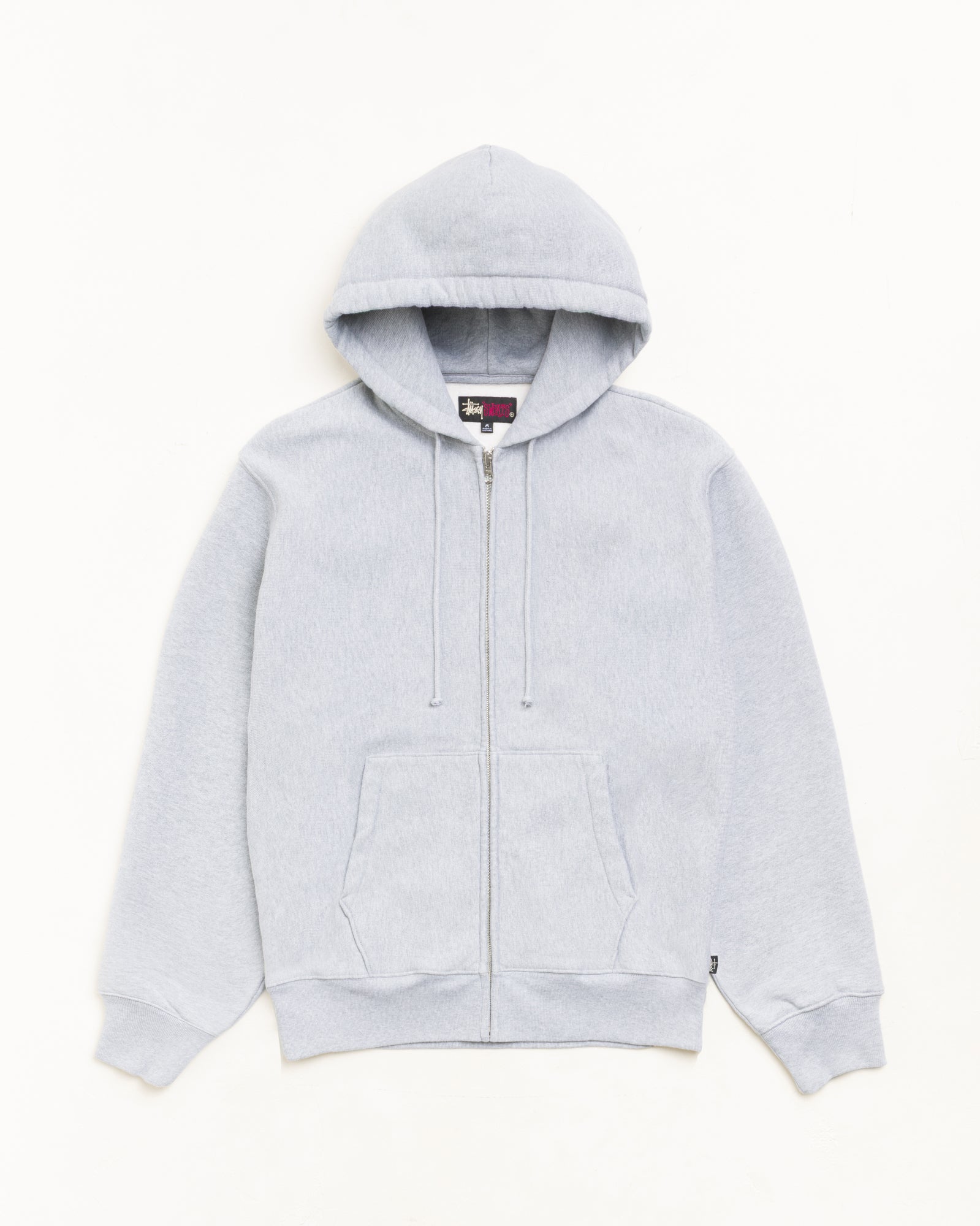 Stüssy Seoul Zip Hoodie Grey Size M Fleece Zip Hoodie - Grey Heather | Zip-up Fleece | Stüssy