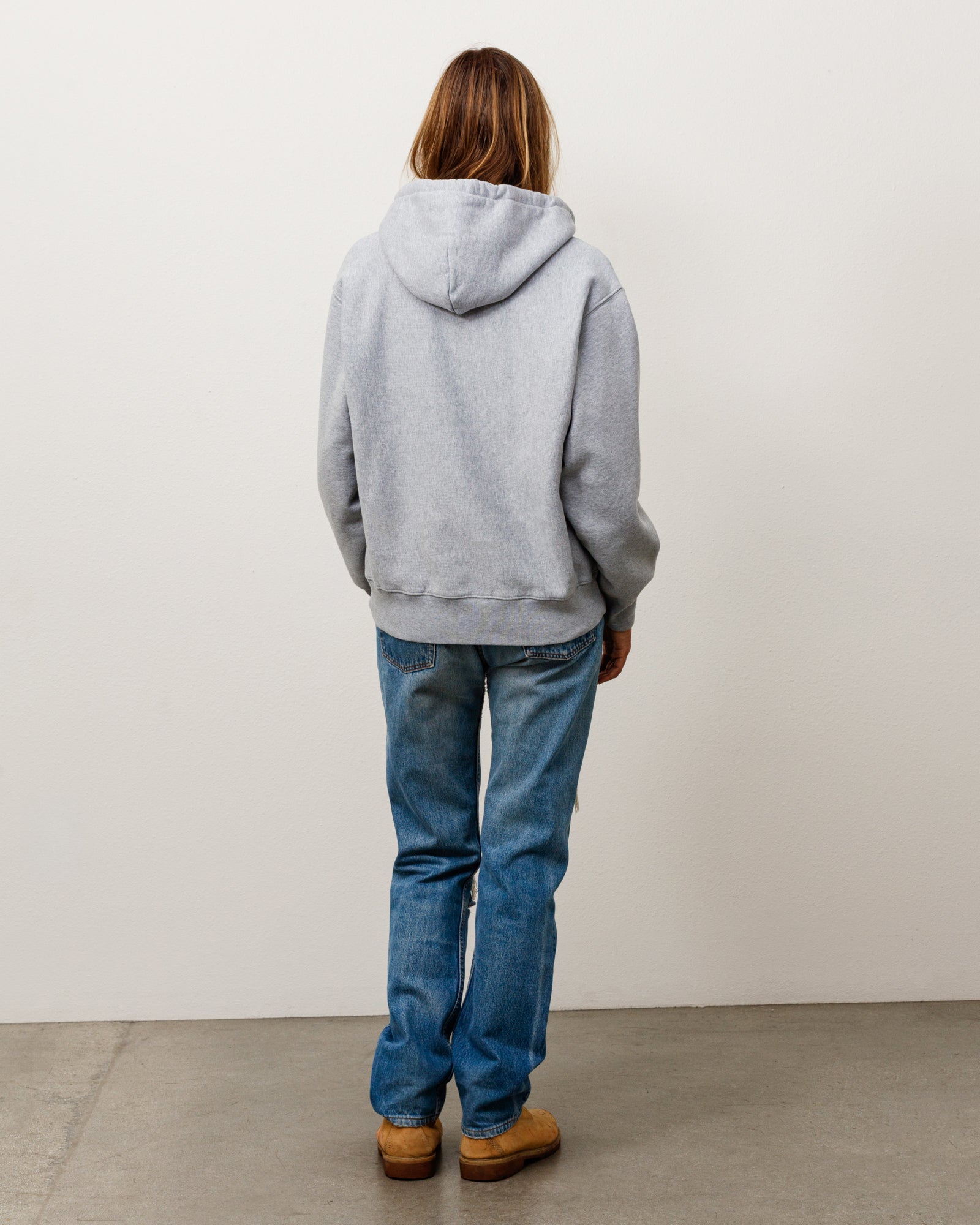 Fleece Zip Hoodie - Grey Heather | Zip-up Fleece | Stüssy
