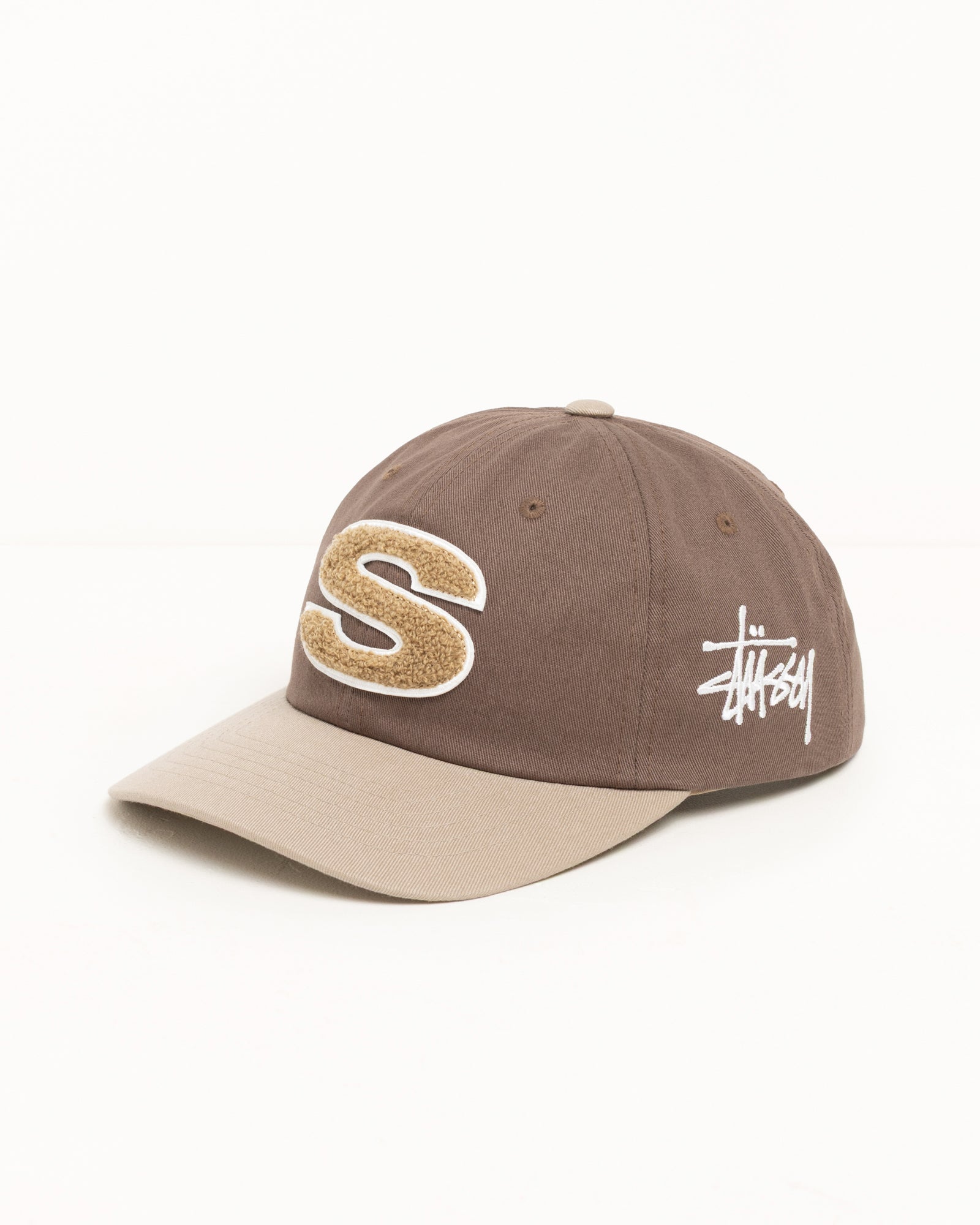 Low Pro Chenille S Snapback – Brown | Headwear | Stüssy